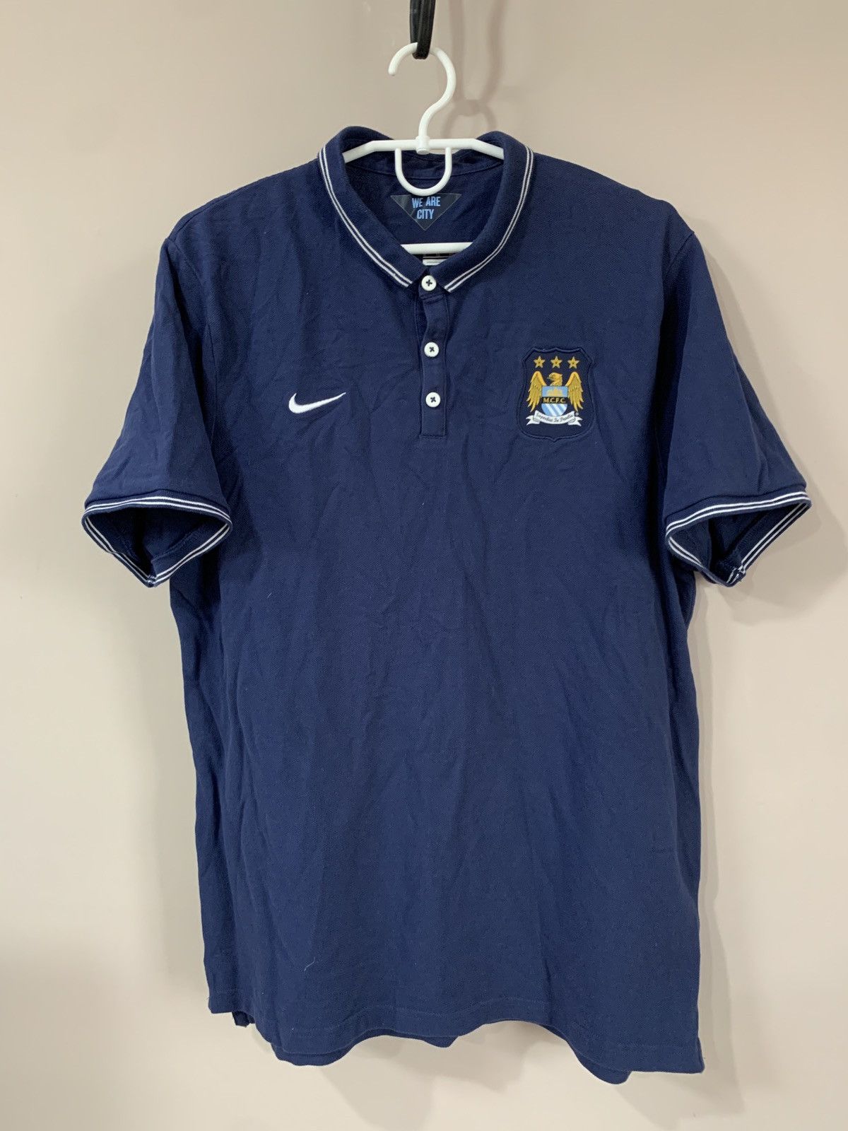 Manchester City Polo Football Shirt Nike Soccer Jersey XL