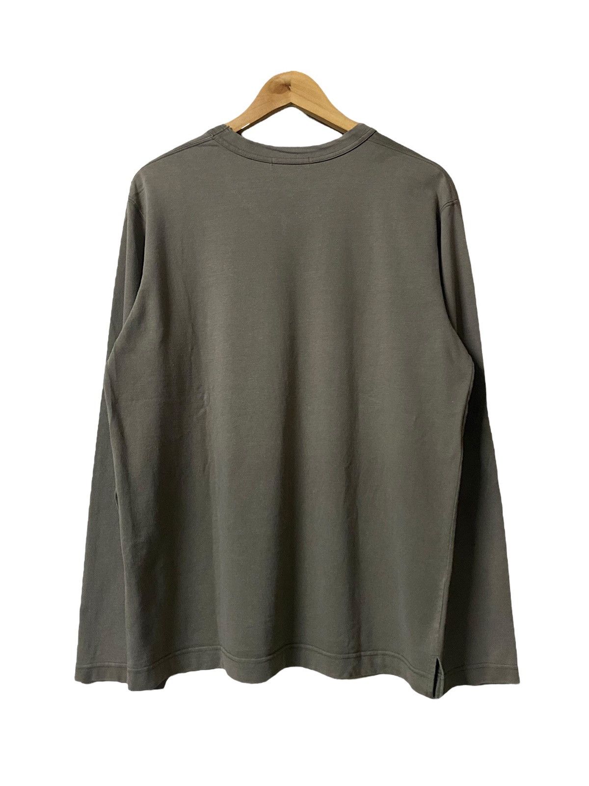 Yohji Yamamoto Yohji Yamamoto Archive Olive Plain Longsleeve Y's For Men Size US L / EU 52-54 / 3 - 7 Thumbnail
