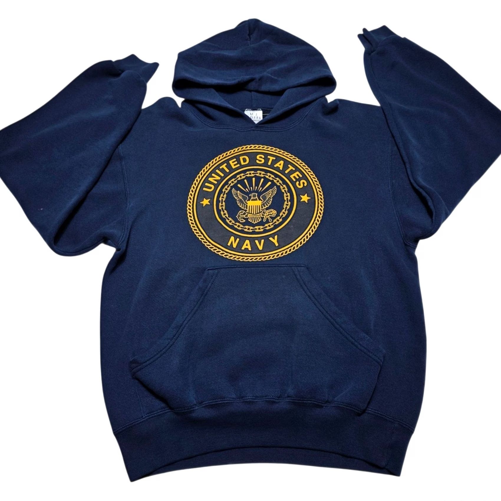 Soffe VINTAGE United States Navy Logo Graphic Hoodie USA 90's Men Small Double-Sided Hooded Graphic Print Pockets All Seasons Comfort Size US S / EU 44-46 / 1 - 2 Thumbnail