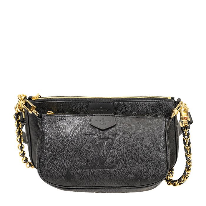 Louis Vuitton Multi Pochette Accessories Empreinte Noir