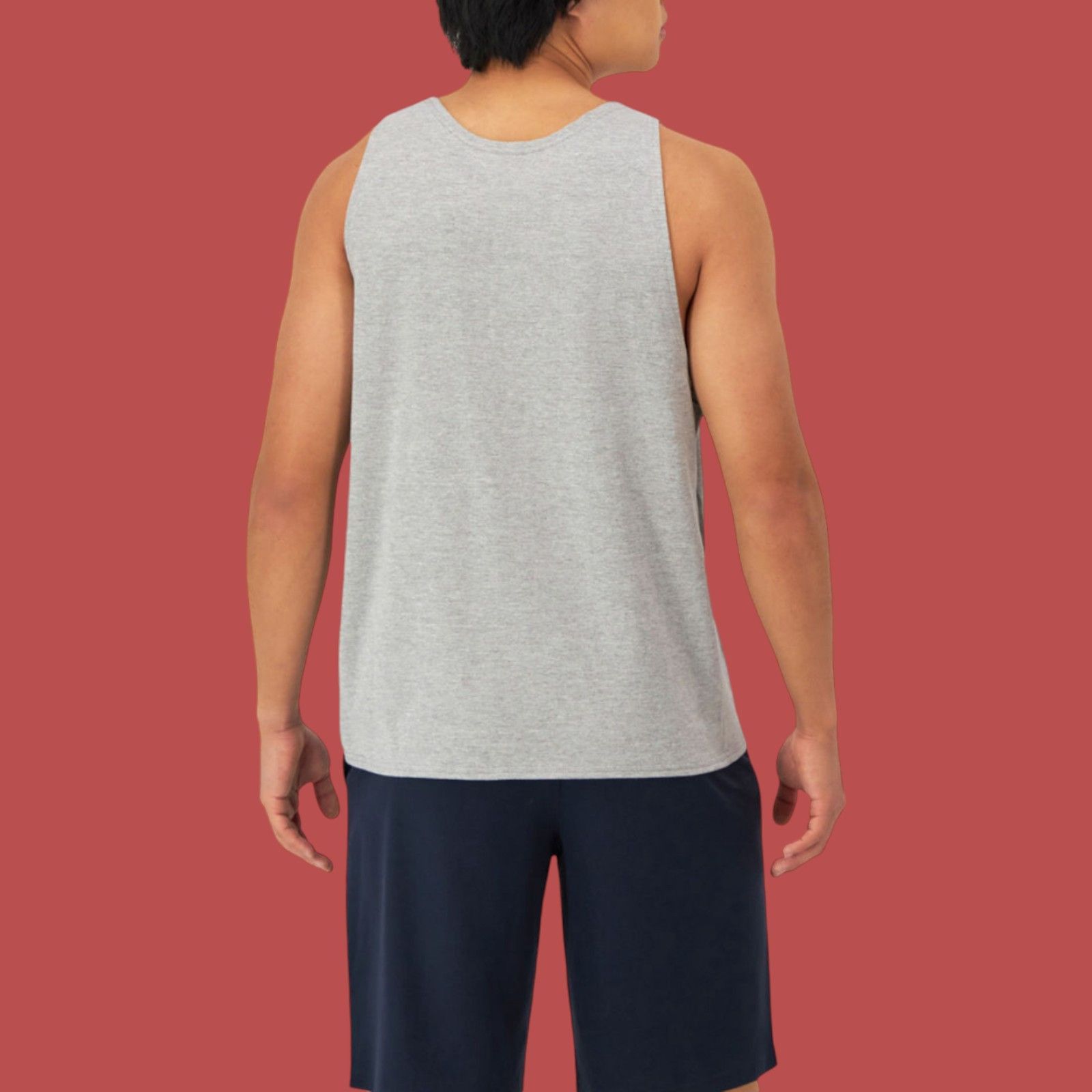 Champion Champion - Men's Round Neck Sleeveless Tank Top - Gray - Med Size US M / EU 48-50 / 2 - 2 Thumbnail