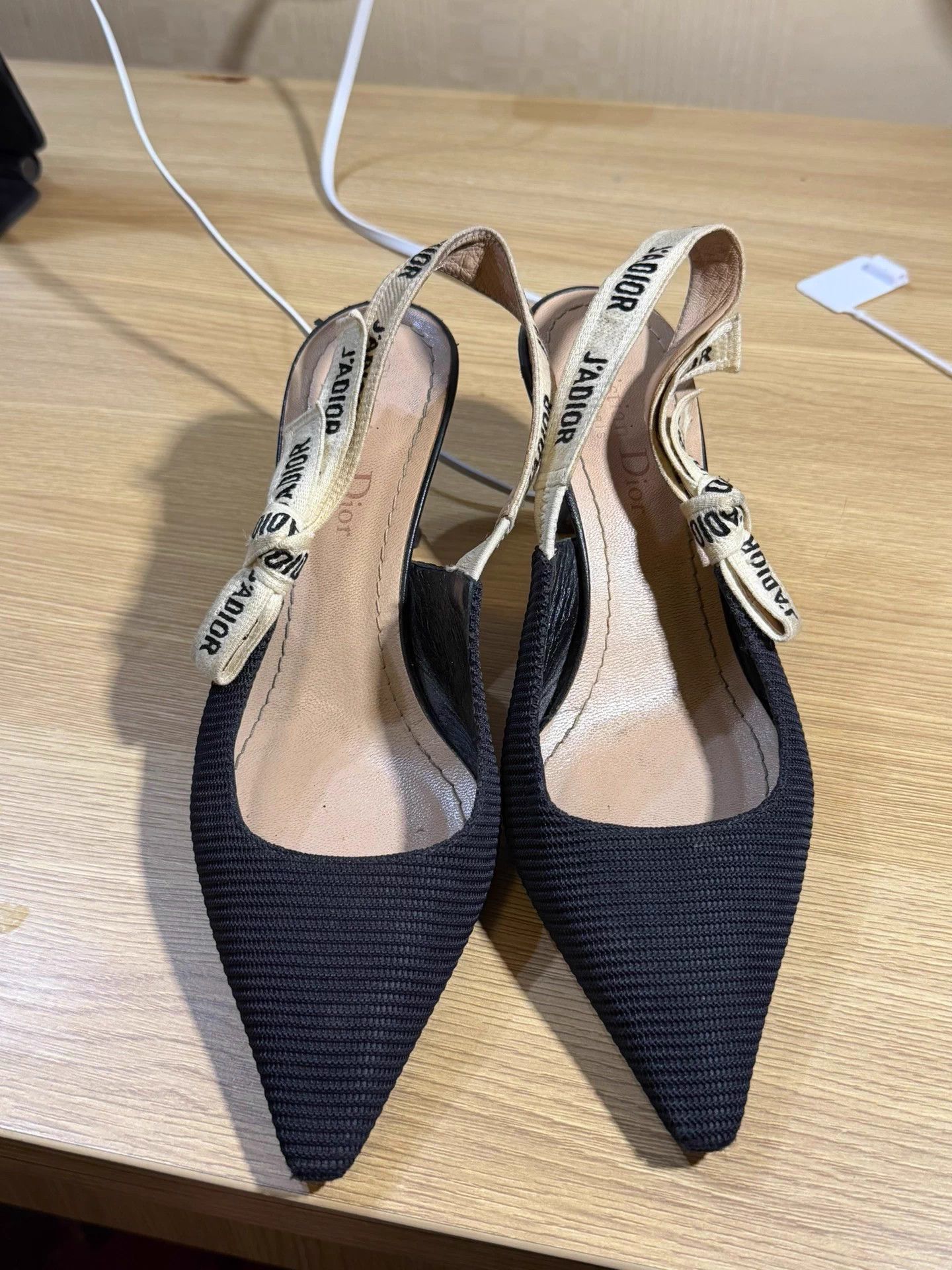 Dior Dior Kitten Heel Black EU 36.5 Size US 6.5 / IT 36.5 - 2 Thumbnail