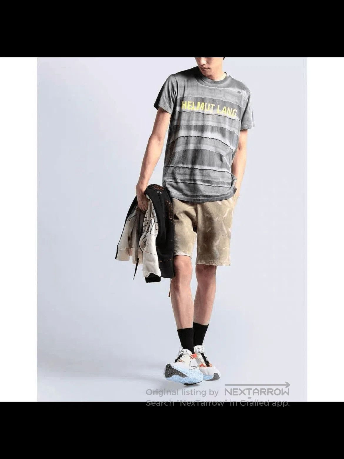 Helmut Lang Helmut Lang Logo Tie Dye Tee. Size US L / EU 52-54 / 3 - 5 Thumbnail