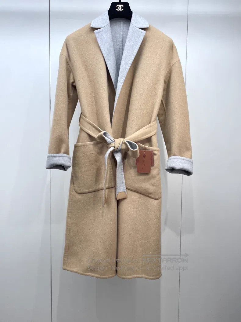 Loro Piana Loro Piana Two-Sided Wear Belted Coat Size S / US 4 / IT 40 - 1 Thumbnail