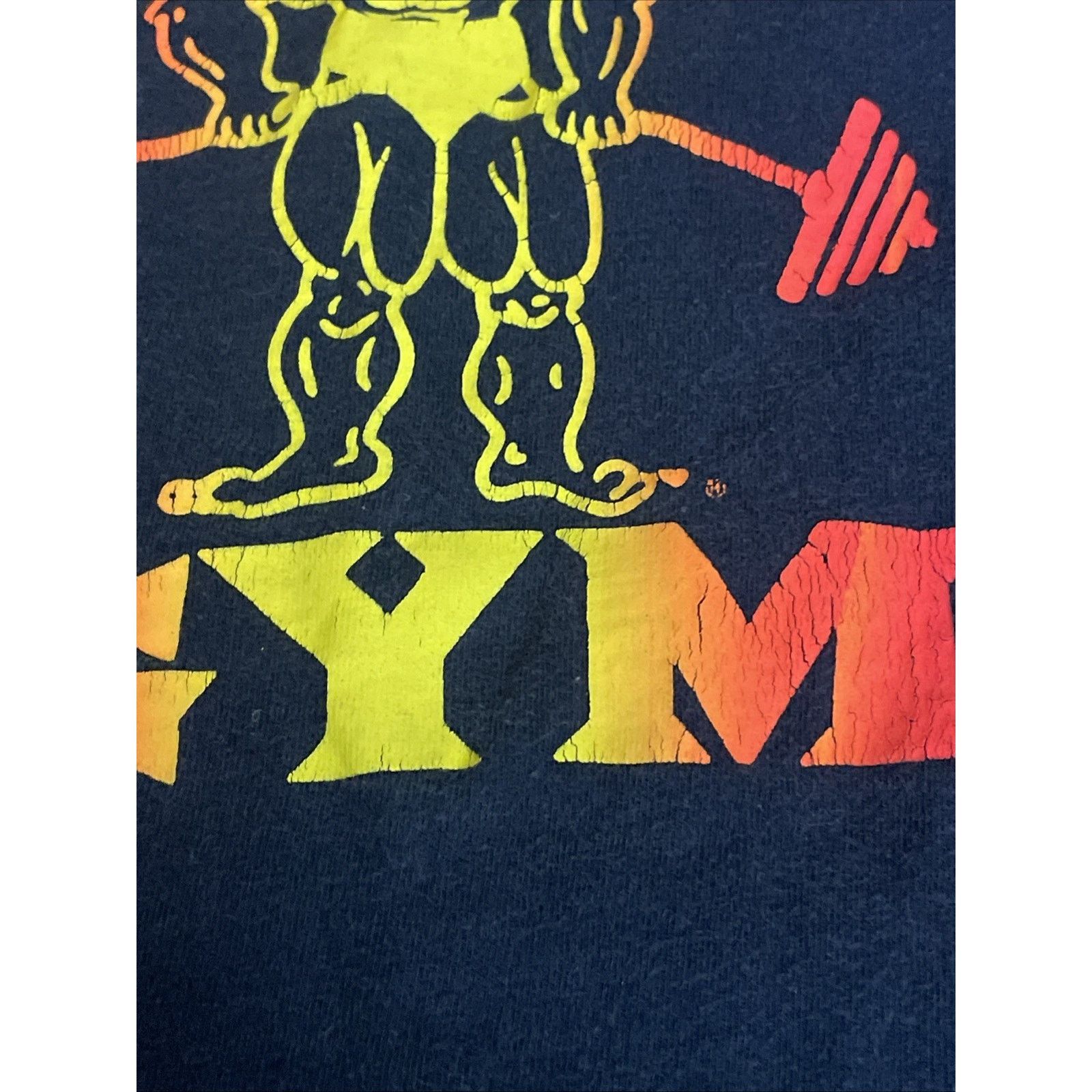 Other Single stitched Vtg 80’s Golds Gym Muscle Tank Top S Blk Sun Size US S / EU 44-46 / 1 - 5 Thumbnail