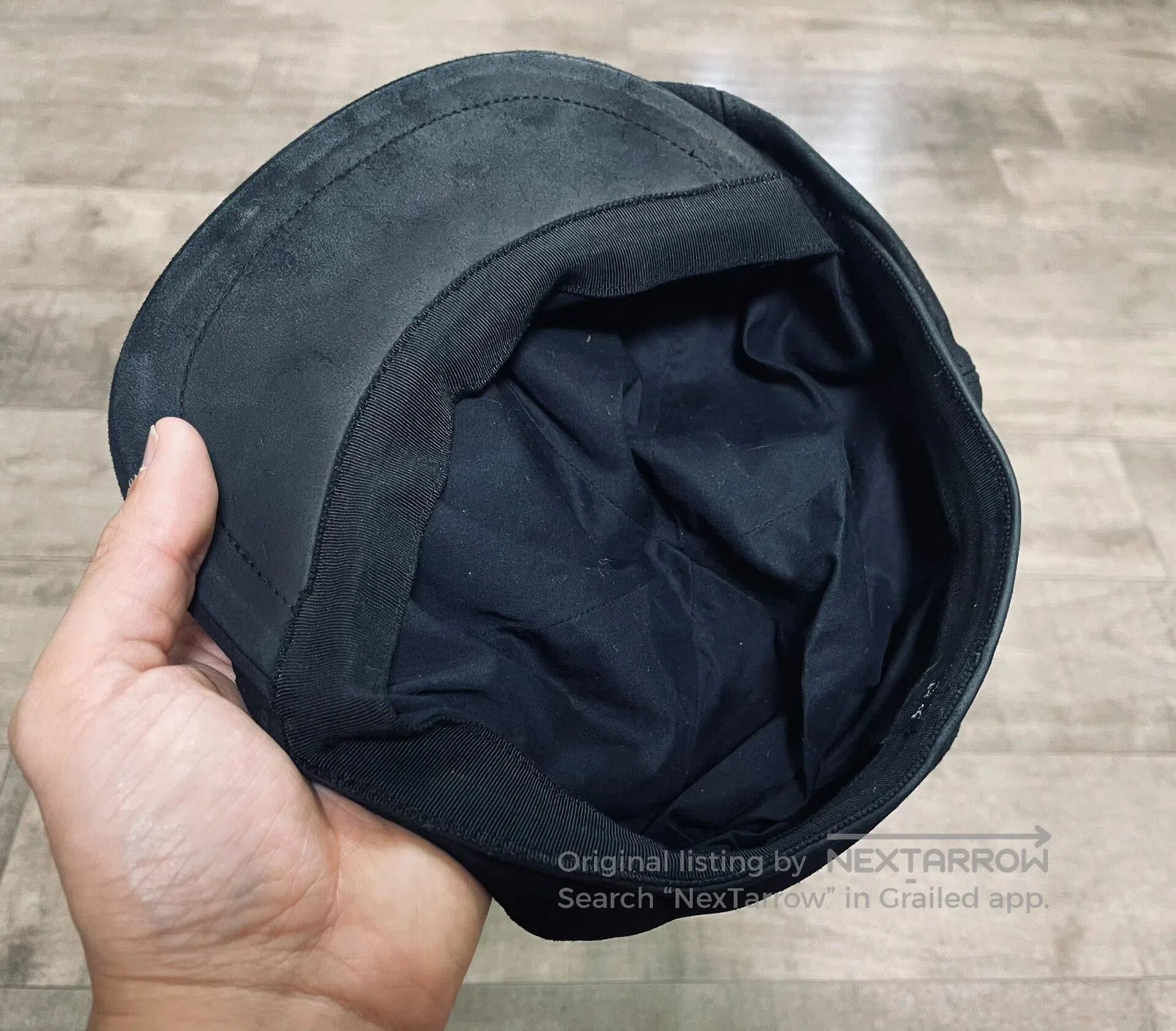 Porter Classic Porter Classic Leather Suede Casquette. Size ONE SIZE - 4 Thumbnail
