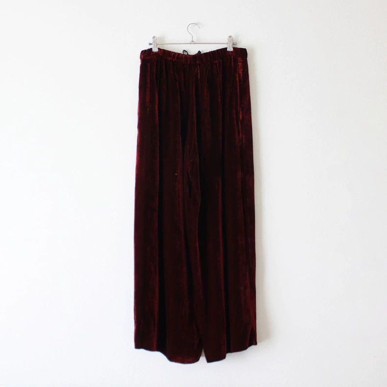 Dries Van Noten DRIES VAN NOTEN Velvet wide-leg pants Size US 38 / EU 54 - 4 Thumbnail
