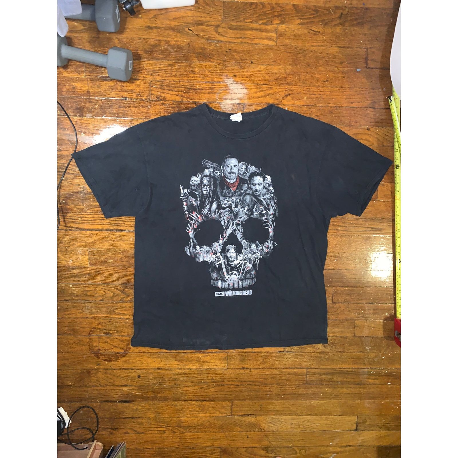 Other AMC The Walking Dead Skull Graphic T Shirt Black 2XL Size US XXL / EU 58 / 5 - 2 Thumbnail