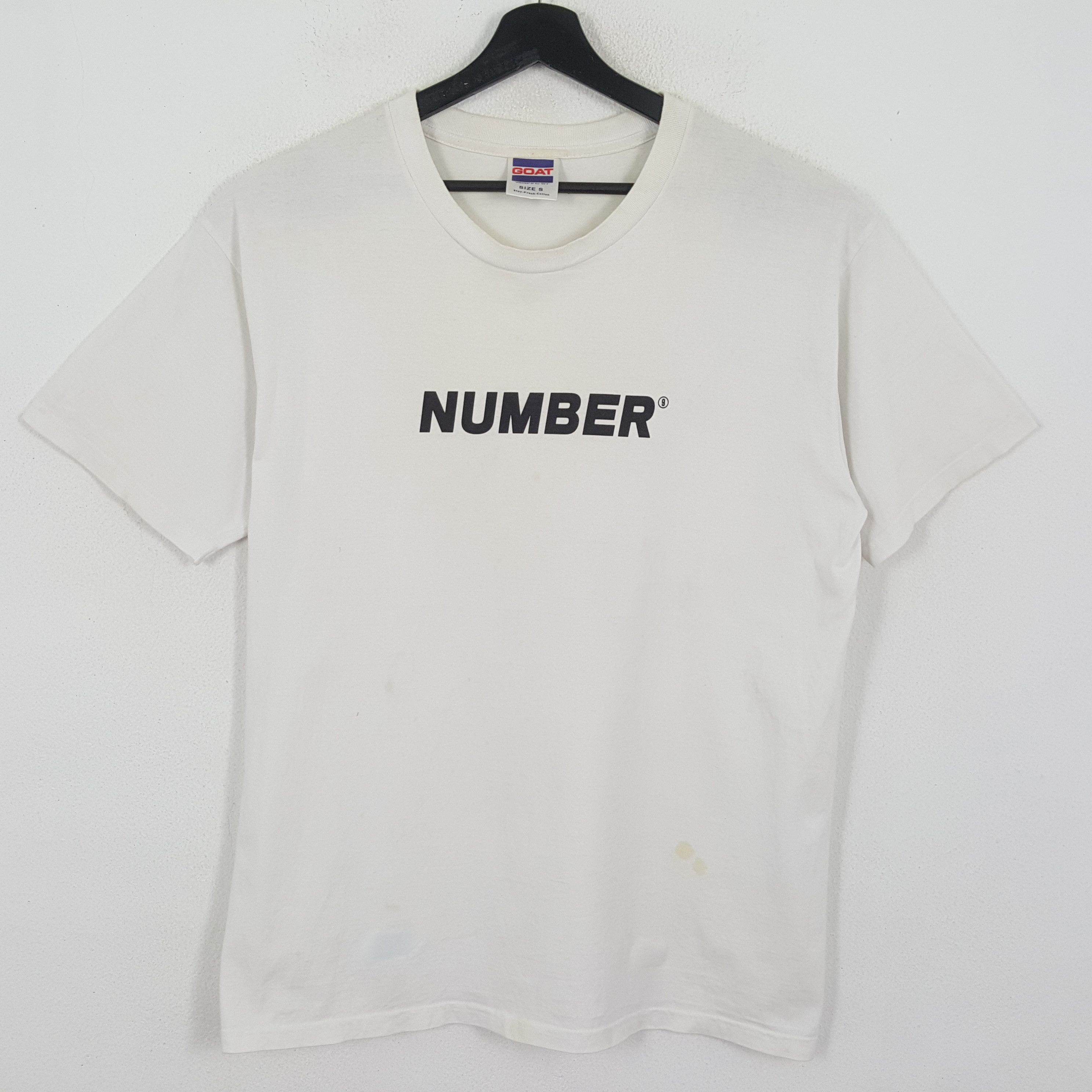 Japanese Brand × Number (N)ine × Vintage NUMBER NINE Japanese Brand Center Design Tshirt Size US L / EU 52-54 / 3 - 1 Thumbnail