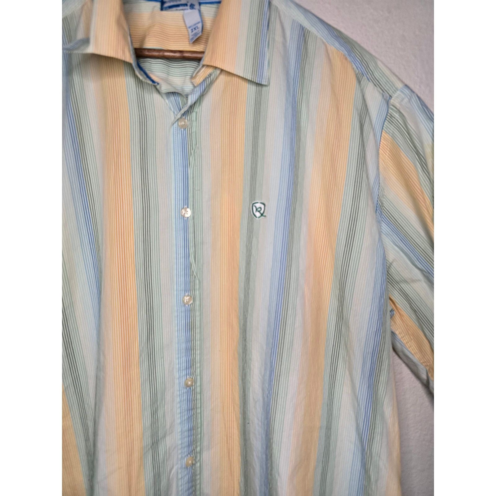 Rocawear Y2K Rocawear Button Up Shirt Mens XXL Multicolor Striped Size US XXL / EU 58 / 5 - 2 Thumbnail
