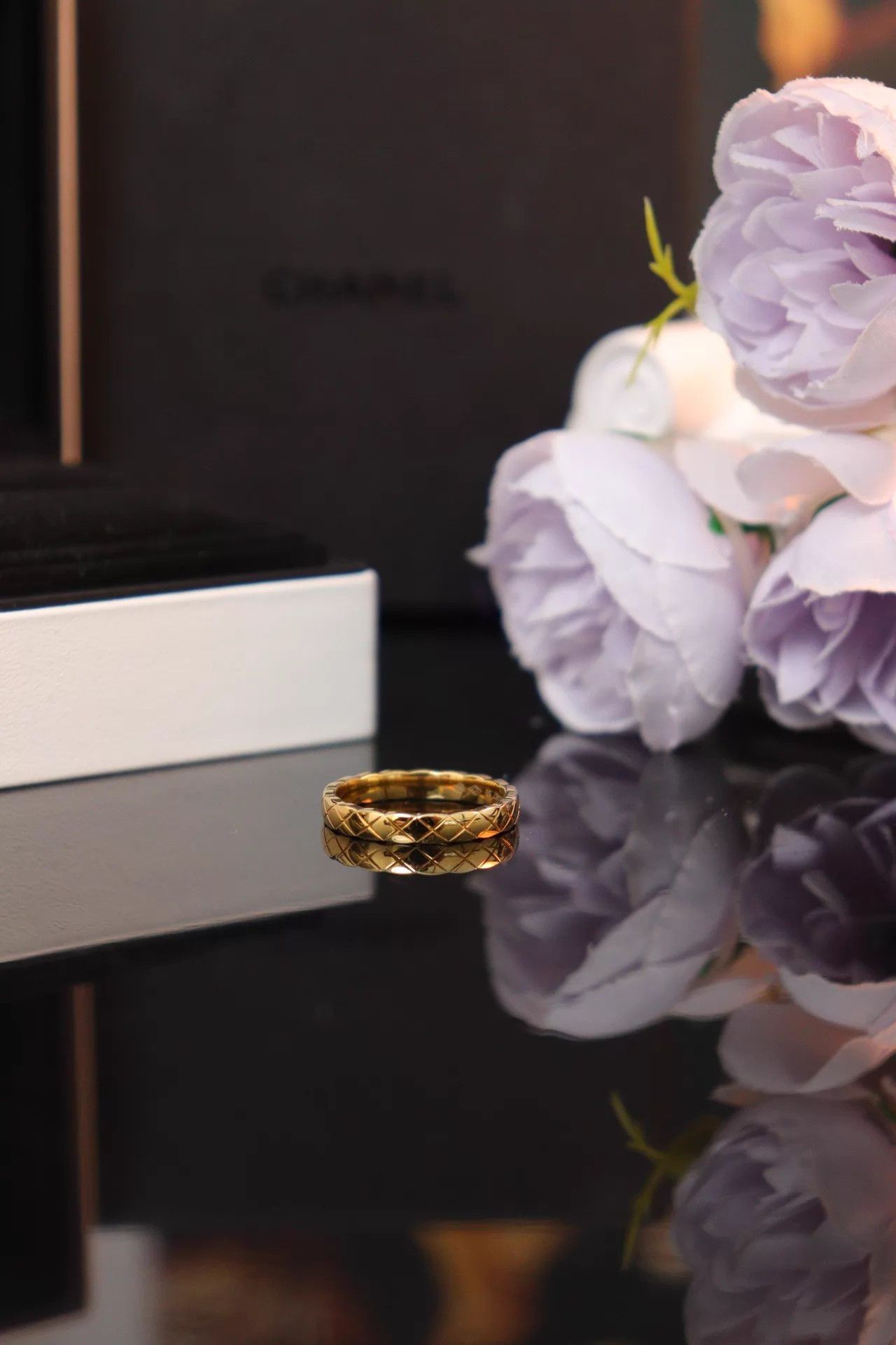 Chanel Chanel Coco Crush 18K Gold Ring 55 Box & 23.06 Card Size ONE SIZE - 2 Thumbnail