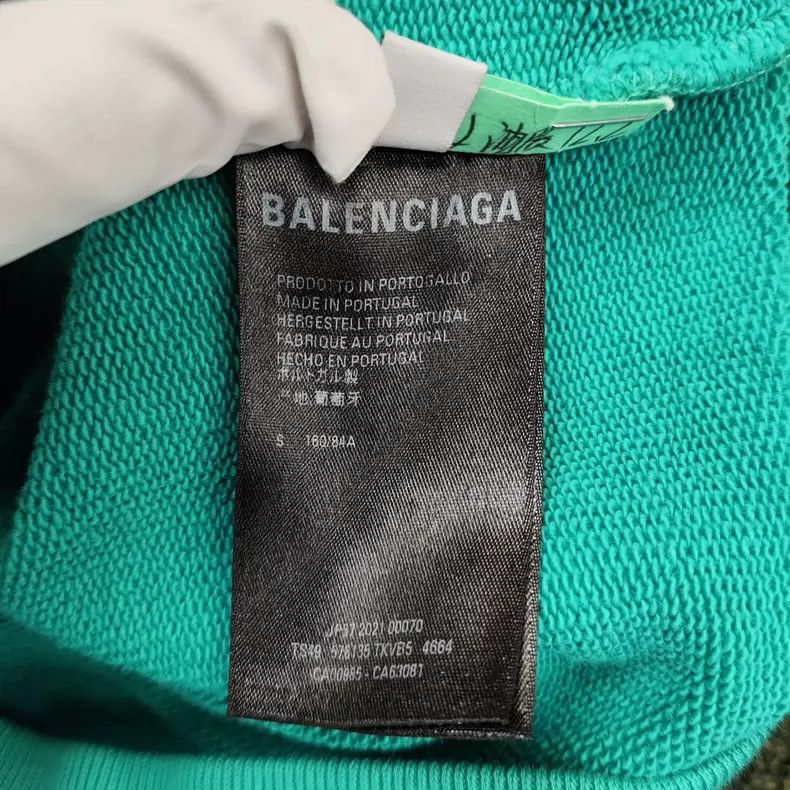 Balenciaga Balenciaga Hooded sweater green Size US S / EU 44-46 / 1 - 7 Thumbnail