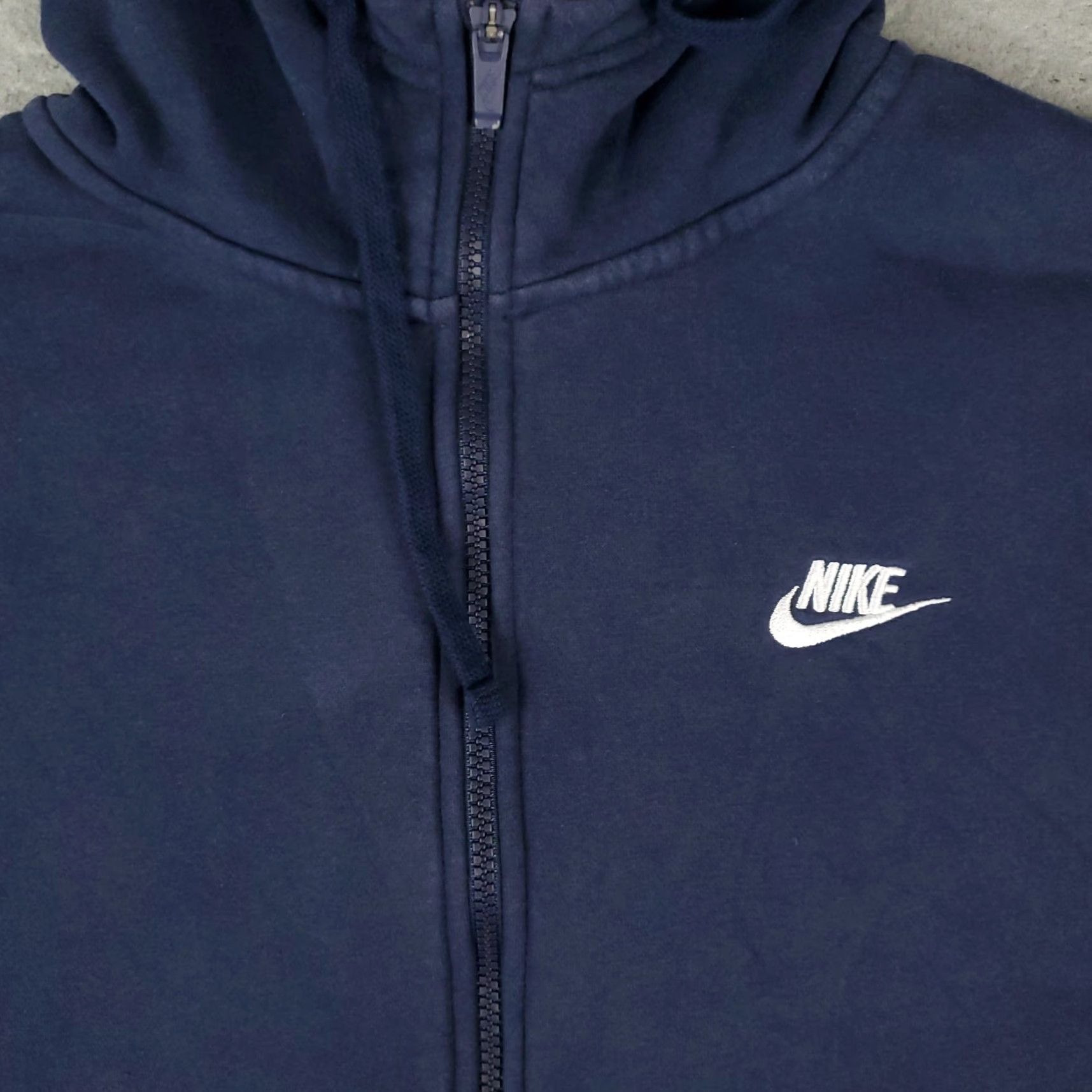 Nike Nike Hoodie Mens Large Blue Swoosh Casual Pullover Sweatshirt *STAINED* Size US L / EU 52-54 / 3 - 3 Thumbnail