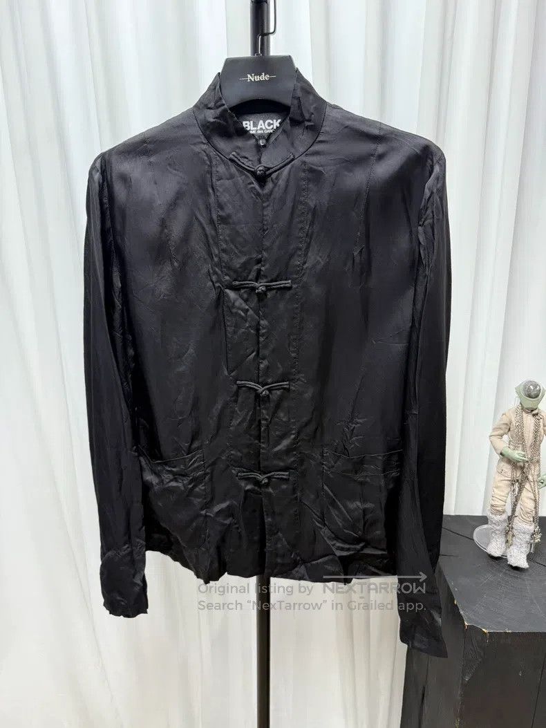Comme des Garcons Comme des Garcons Embroidered Snap Button Silk Jacket Size L / US 10 / IT 46 - 1 Thumbnail