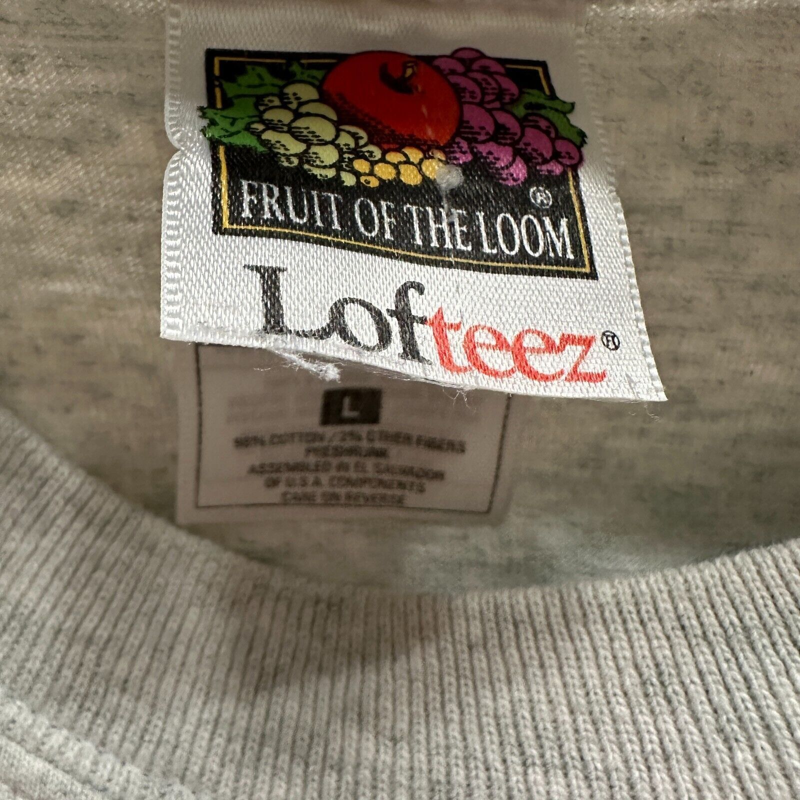 Fruit Of The Loom Vintage Penn State PSU T-Shirt L Cotton Nittany Lions Crew Size US L / EU 52-54 / 3 - 6 Thumbnail