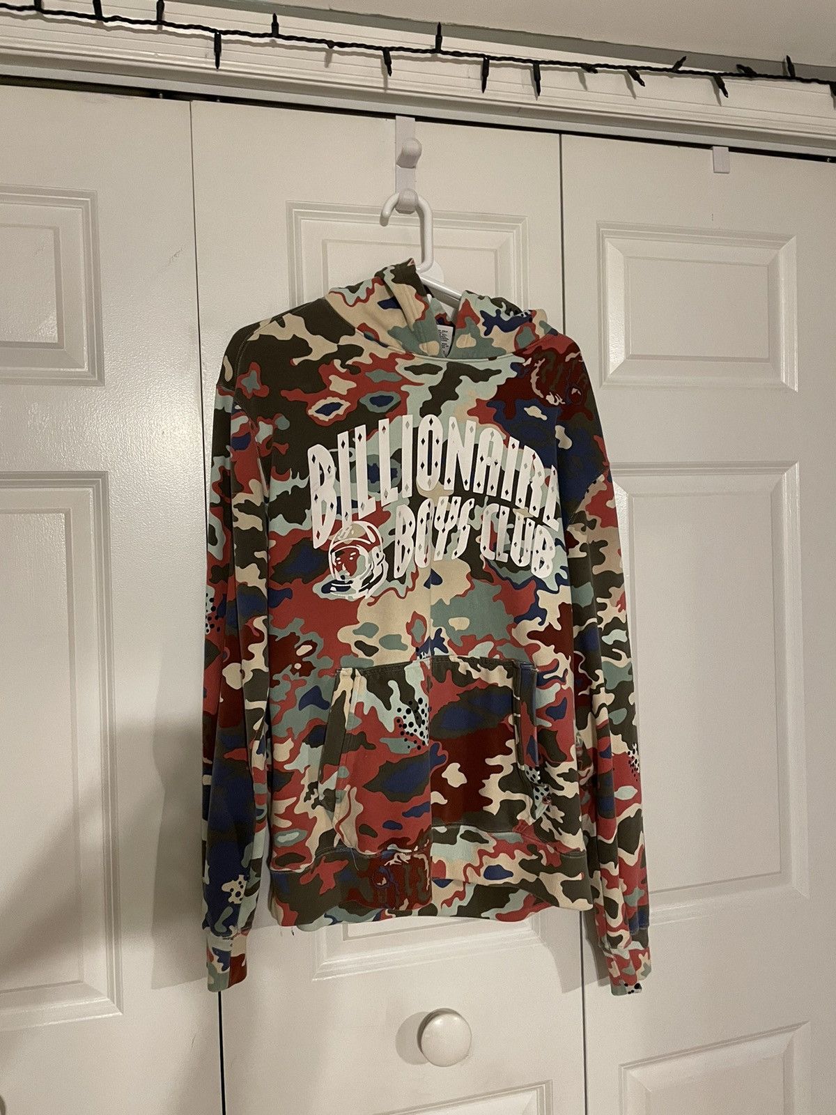 image of Billionaire Boys Club Camo Pullover Hoodie, Men's (Size XL)