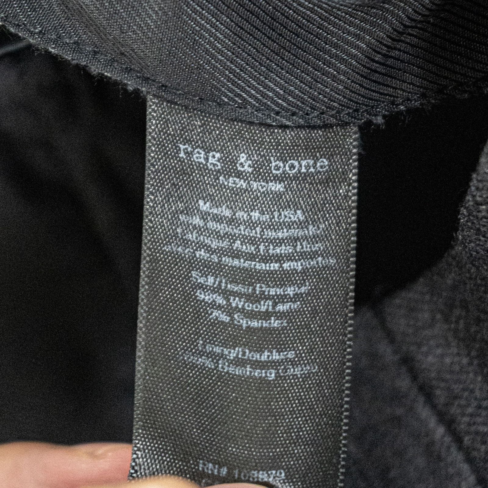 Rag & Bone Rag & Bone size 30 Charcoal Wool Trouser Pants Flat front Size US 30 / EU 46 - 7 Thumbnail