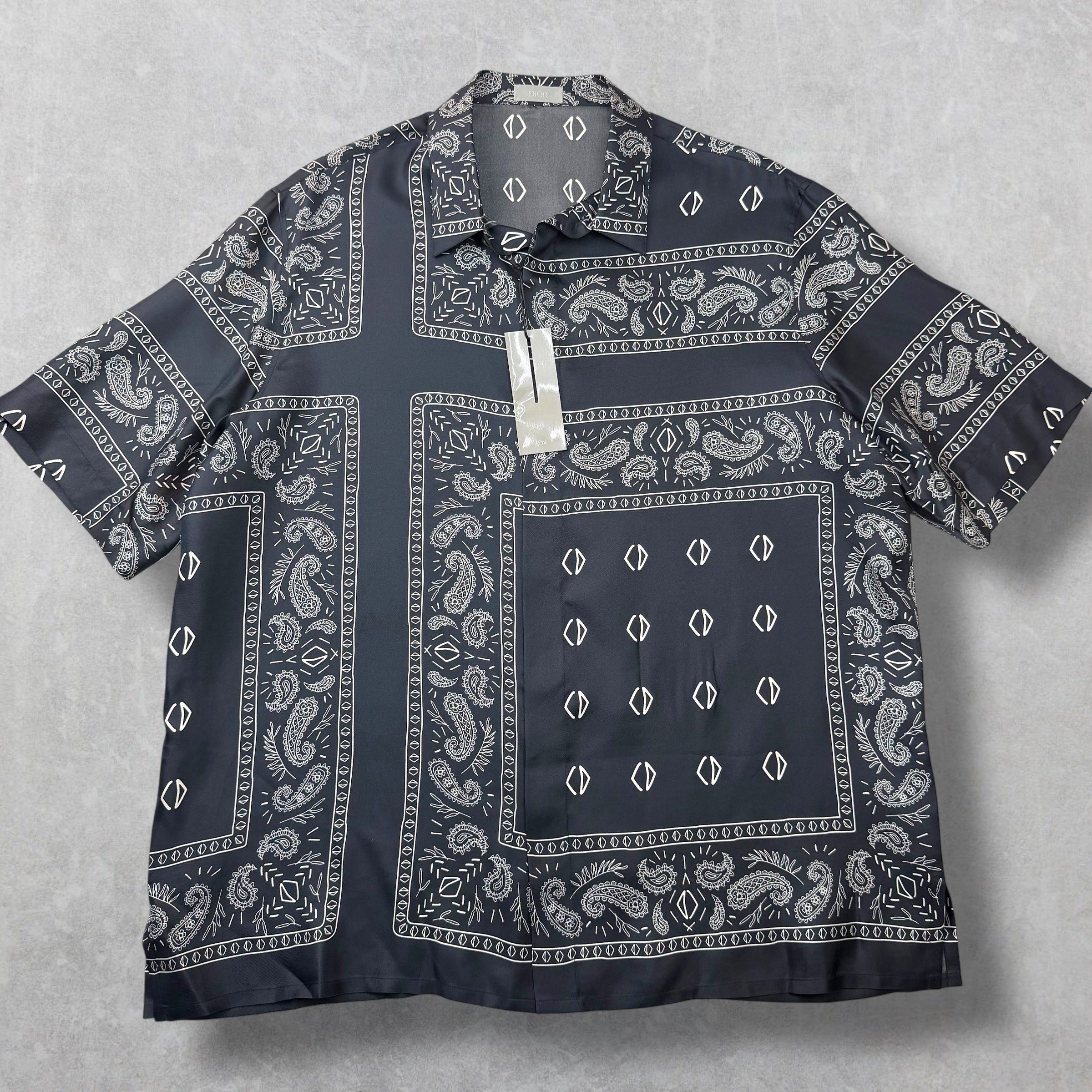 Dior Dior Cactus Jack Silk Button Down Shirt 43 (XL) Size US XL / EU 56 / 4 - 1 Thumbnail