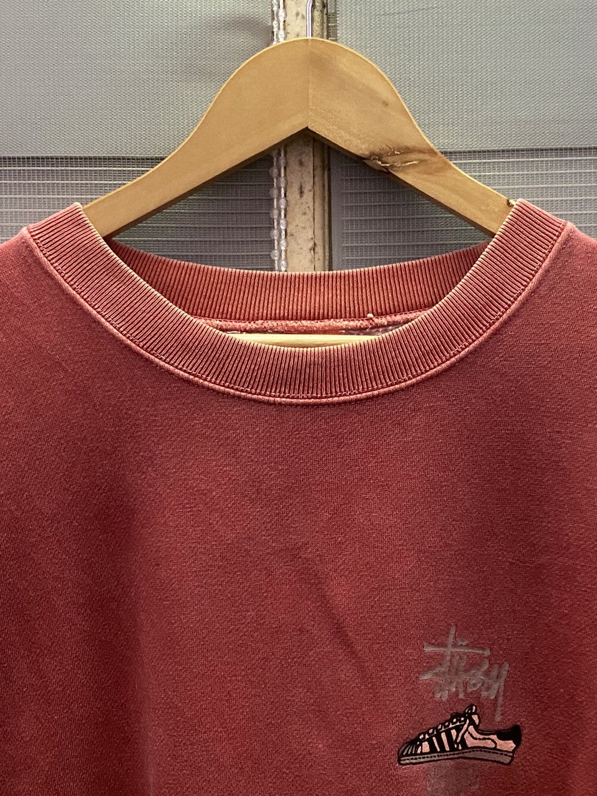 Stussy × Vintage Vintage 90s Stussy Ripoff Adidas Hoodie Size US L / EU 52-54 / 3 - 9 Thumbnail