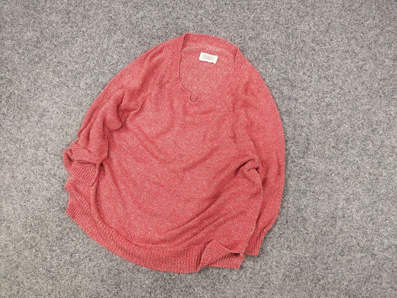 Japanese Brand Toast Design Light Linen Cotton Blend Cropped Baggy sweater Size XXL / US 16-18 / IT 52-54 - 3 Thumbnail