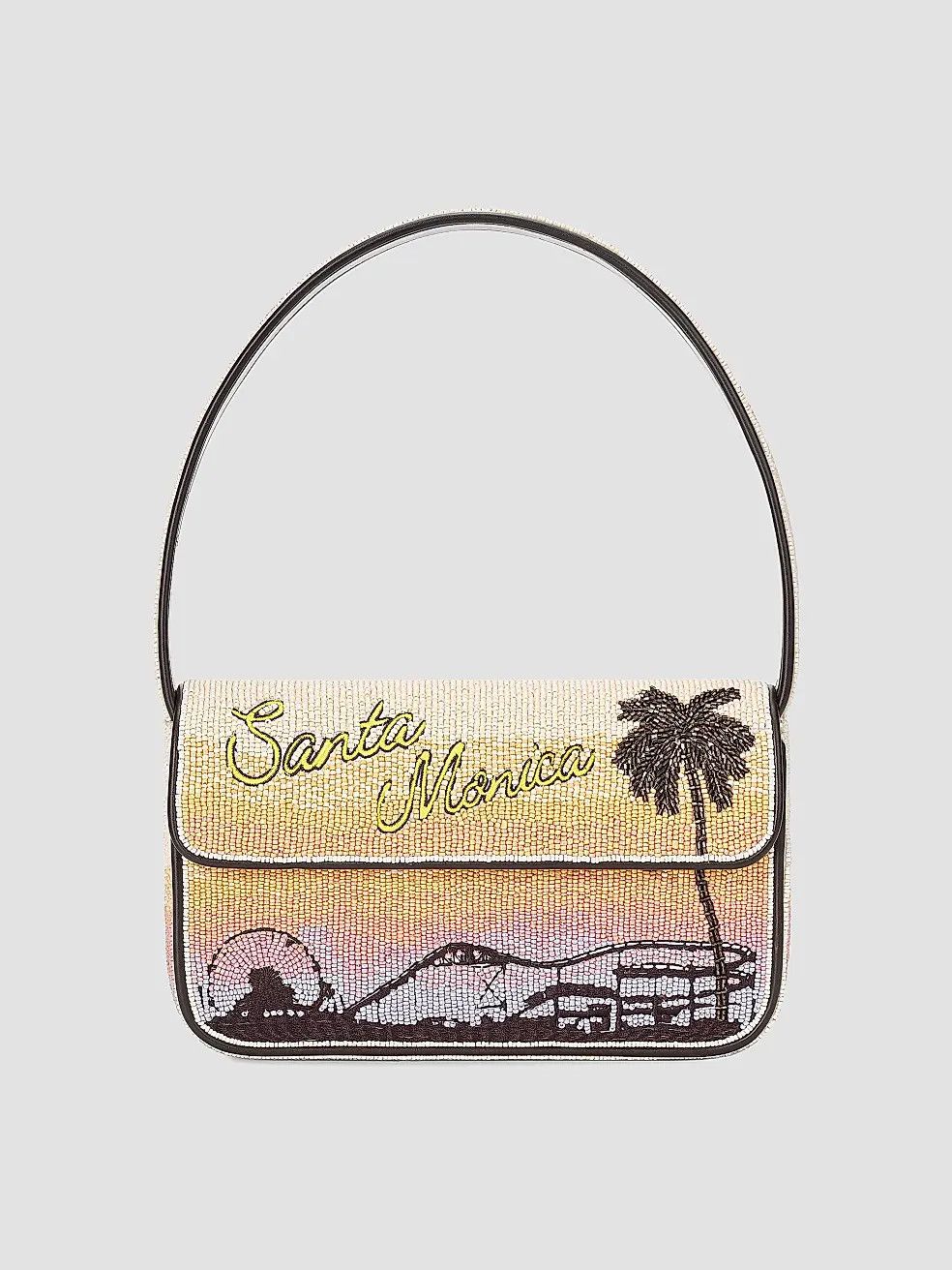 Staud os11x0826 Size: OS / Tommy Santa Monica Beaded Shoulder Bag Size ONE SIZE - 1 Thumbnail