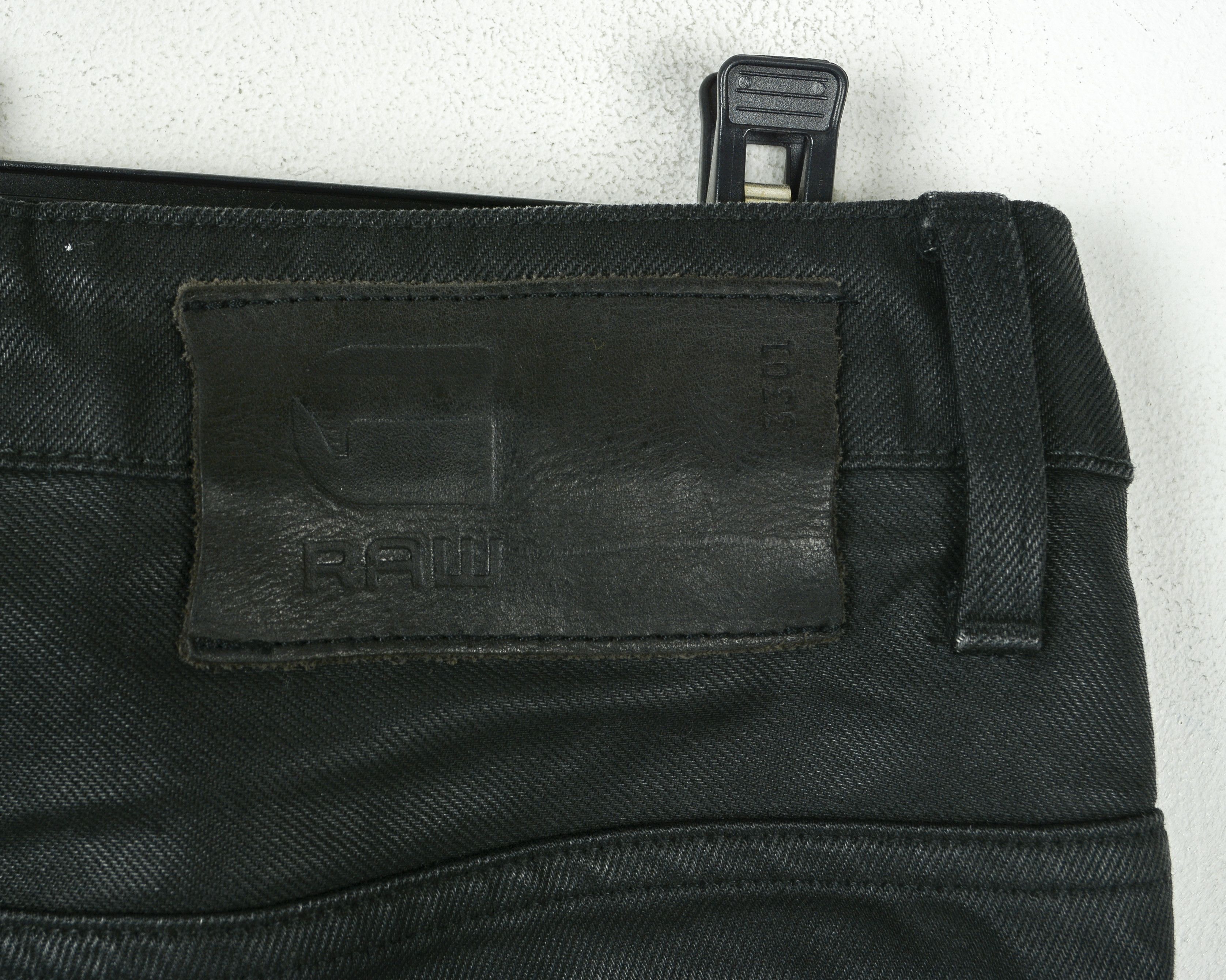 G-Star 3301 LOW TAPERED W32 L32 Waxed Jeans Denim Pants India Size US 32 / EU 48 - 6 Thumbnail