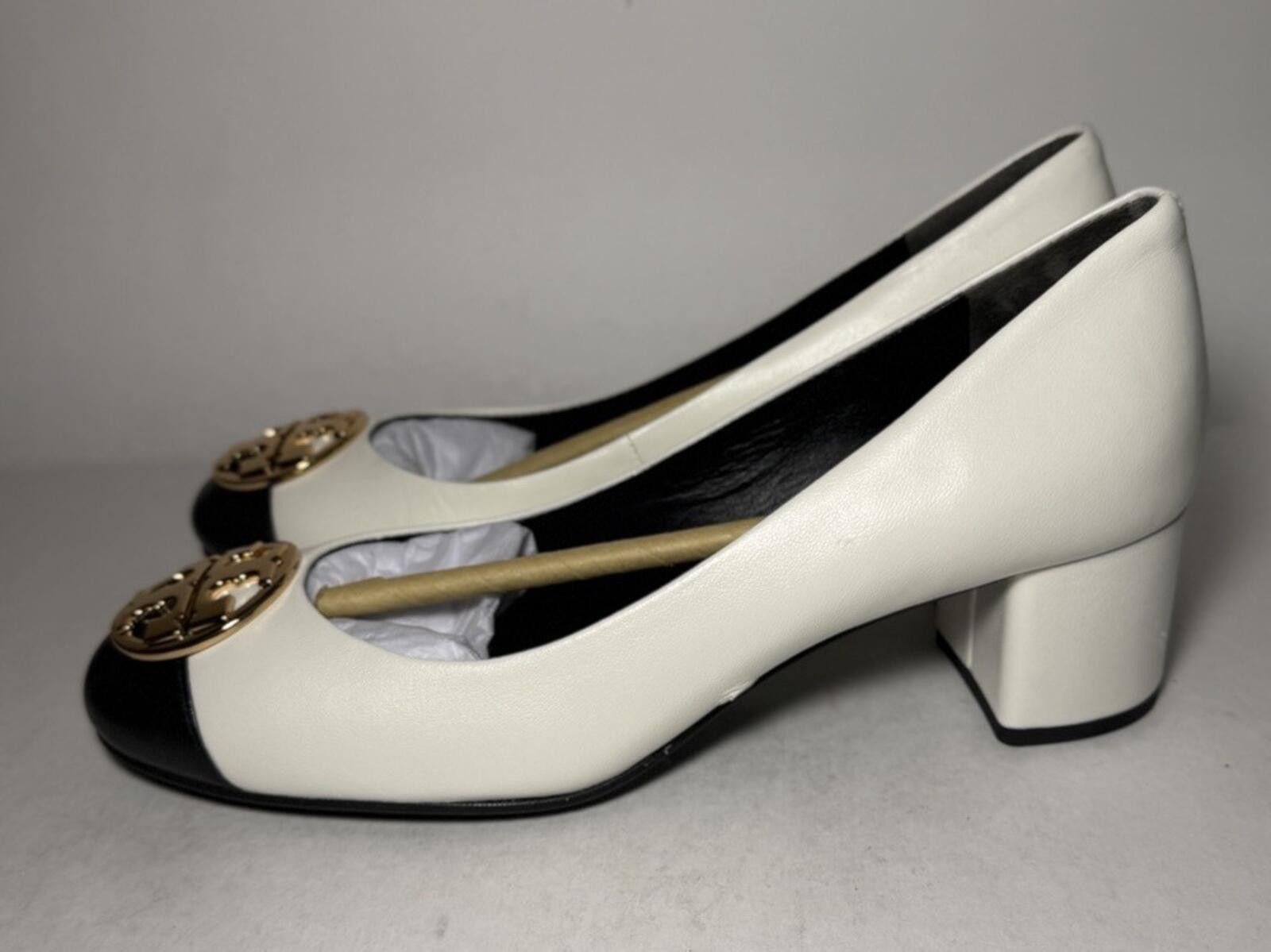 Other TORY BURCH Chelsea 50mm Cap-Toe Pump Nappa Leather Size US 7 / IT 37 - 4 Thumbnail