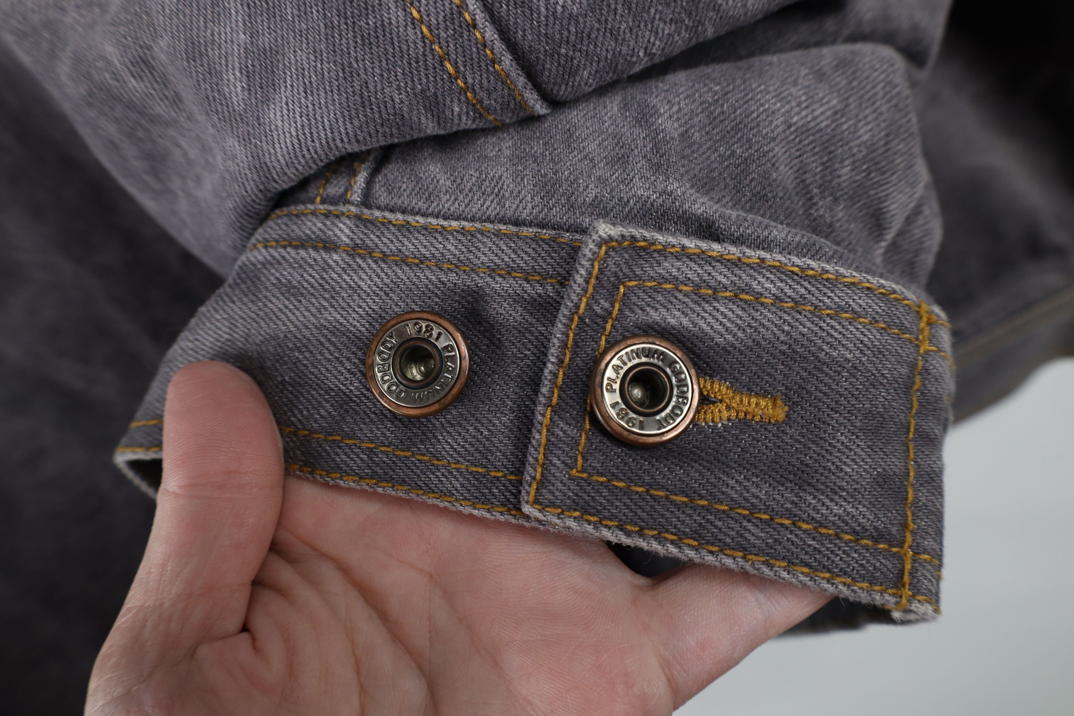 Vintage Vintage 90s Y2K Streetwear Baggy Denim Trucker Jacket Gray Size US M / EU 48-50 / 2 - 11 Thumbnail
