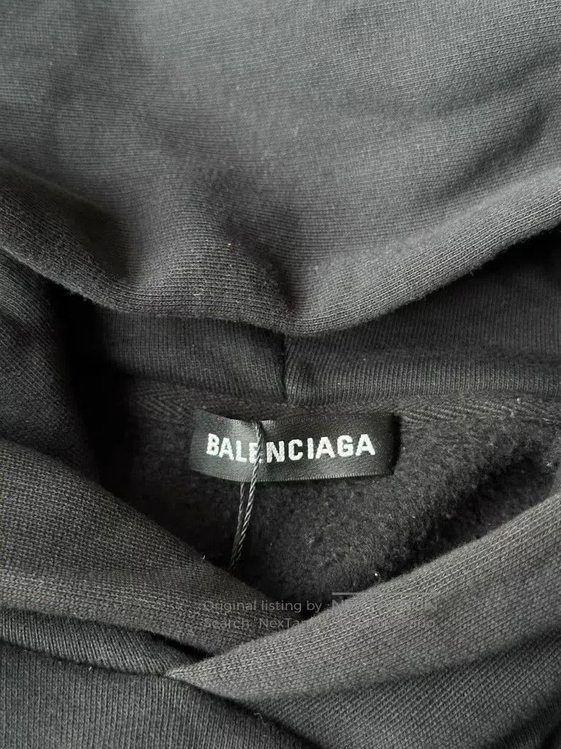 Balenciaga Balenciaga Double B Hoodie Size US XL / EU 56 / 4 - 4 Thumbnail