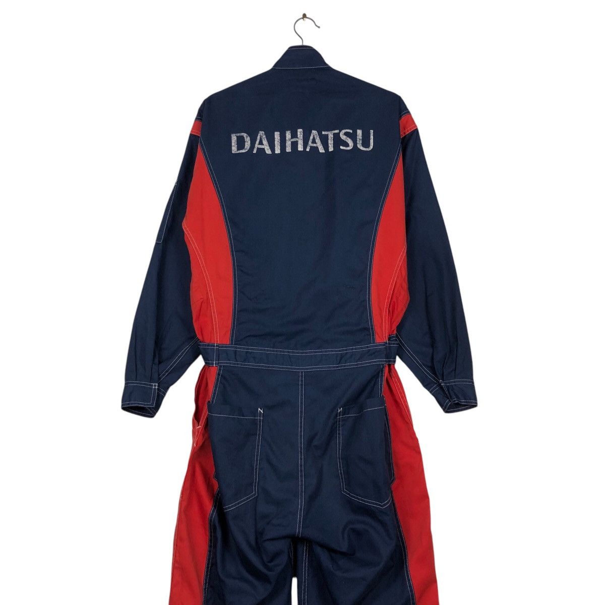 Japanese Brand 📌Vintage Coverall Worker Racing Daihatsu JDM Big Logo Size US 38 / EU 54 - 13 Thumbnail