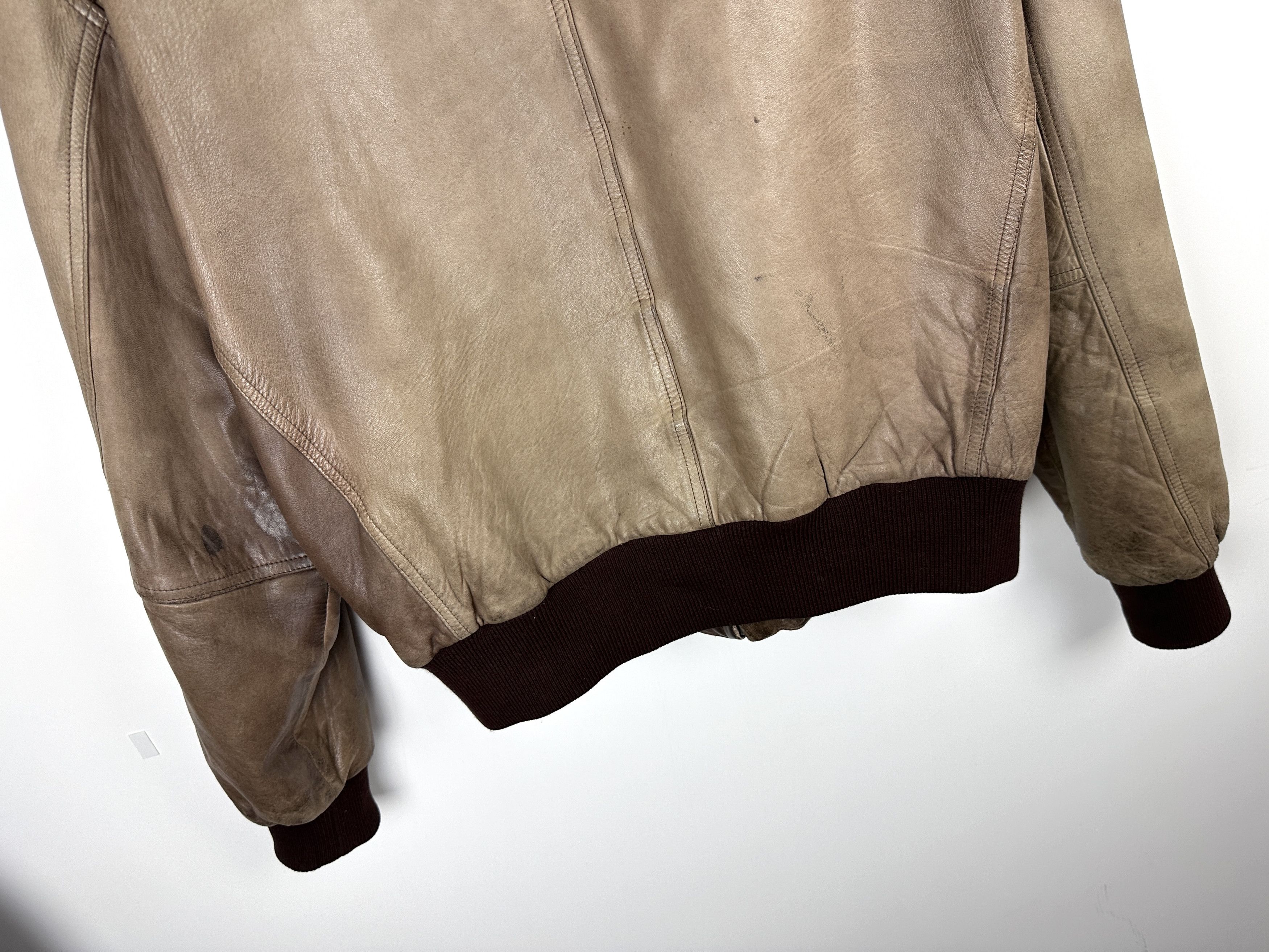 Vintage Vintage leather bomber jacket starboy M Size US M / EU 48-50 / 2 - 8 Thumbnail