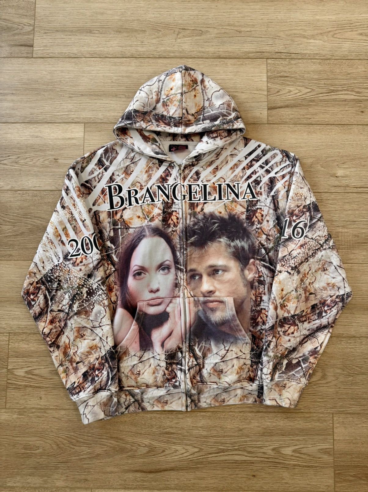 Praying Praying Brangelina zip-up hoodie | Grailed