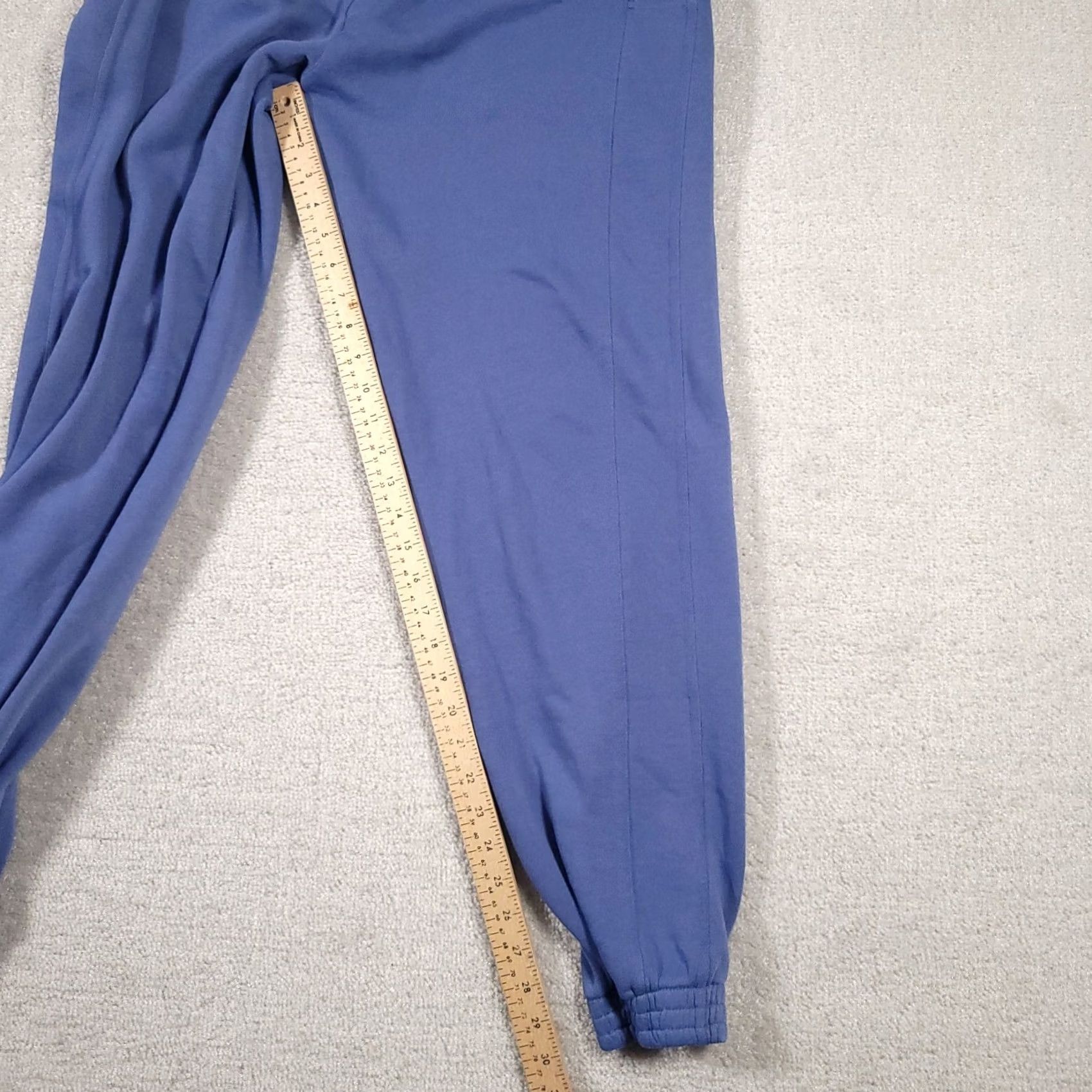London Fog London Fog Pants Mens Medium Blue Jogger Sweatpants Pockets Elastic Waist Zipper Size US 31 - 7 Thumbnail