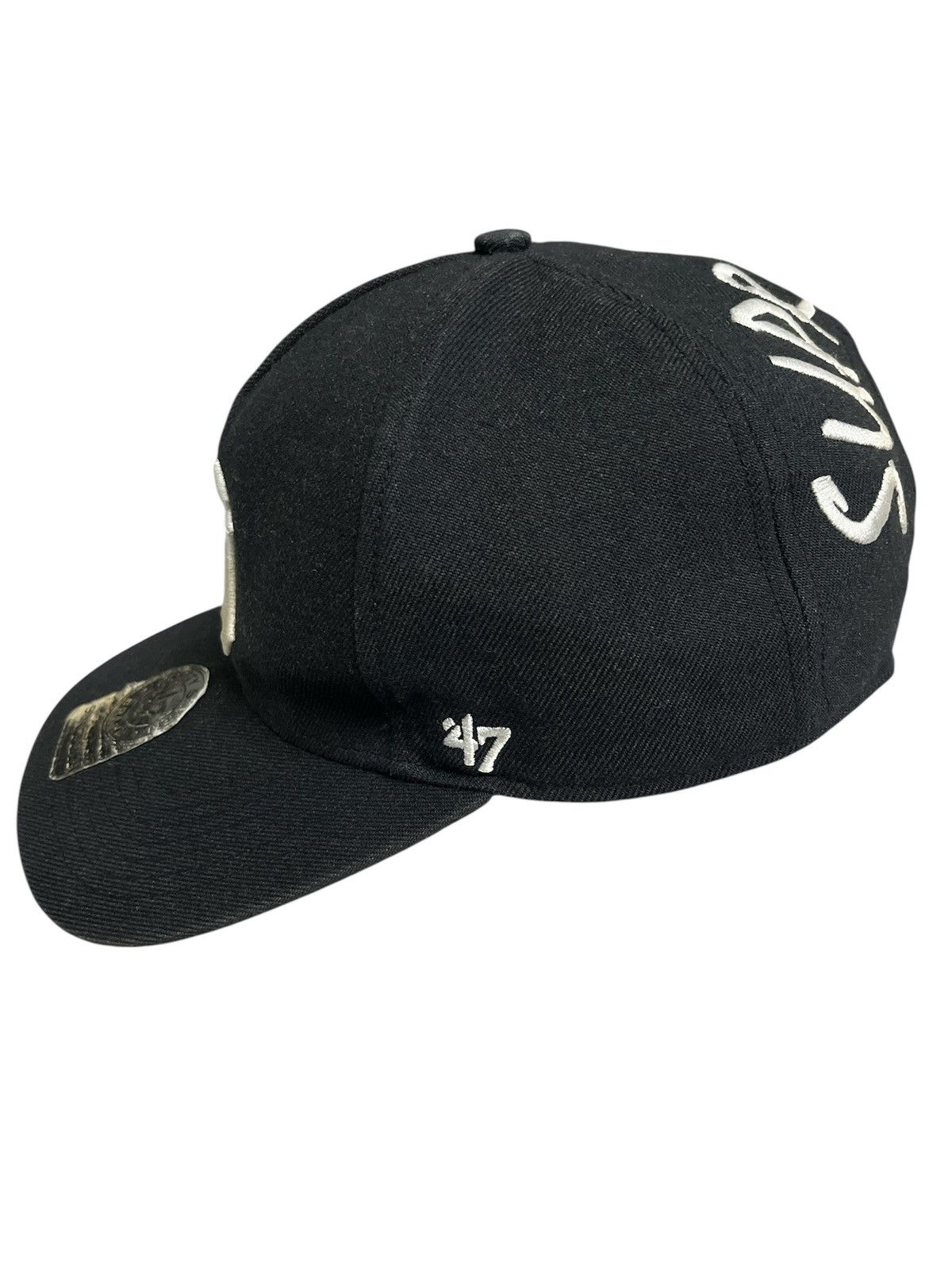 New York Yankees × Supreme Supreme x NY Trucker Cap Blue navy Size ONE SIZE - 3 Thumbnail