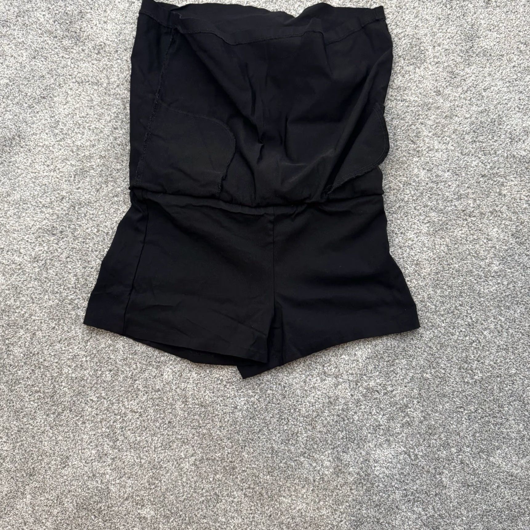 Vintage Zac & Rachel Skort Women 12 Black Solid Athletic Gothic Classic Dark Academia Office Chic Preppy Golf Walking Size ONE SIZE - 4 Thumbnail