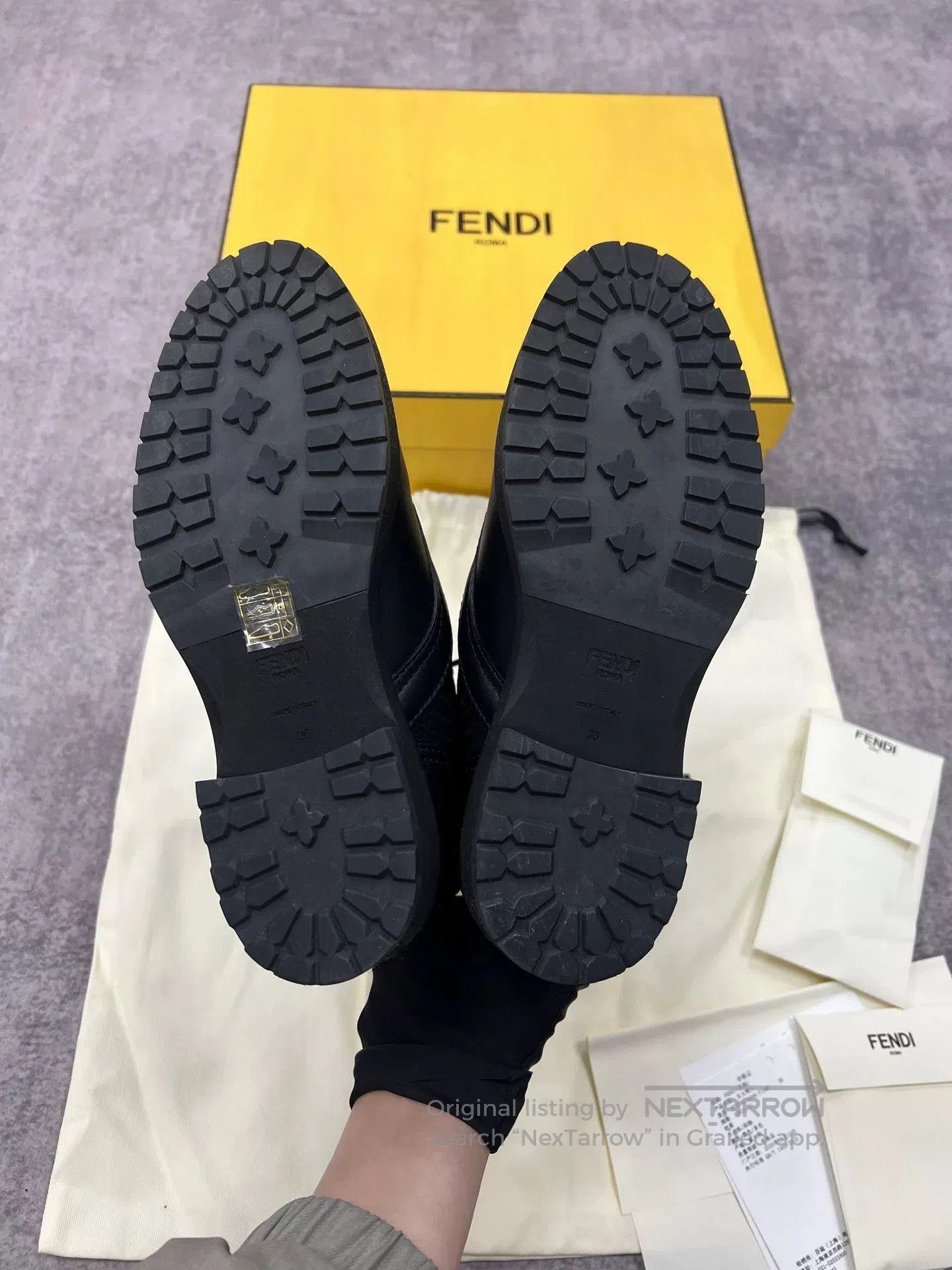 Fendi Fendi Zucca Print Boots. Size US 5 / IT 35 - 8 Thumbnail