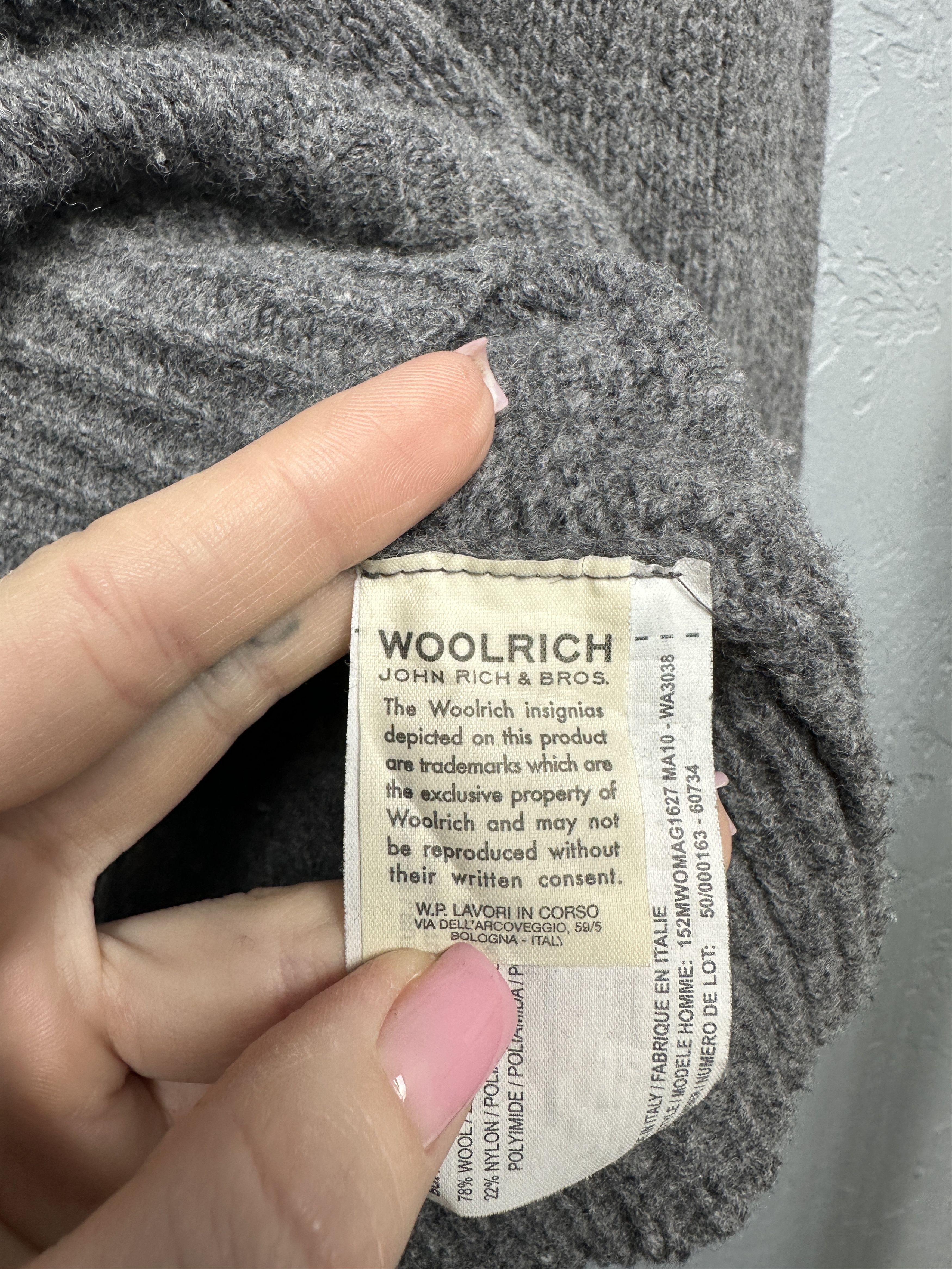 Woolrich Woolen Mills Woolrich Mens Wool Knit Sweater Made in Italy Size US M / EU 48-50 / 2 - 5 Thumbnail