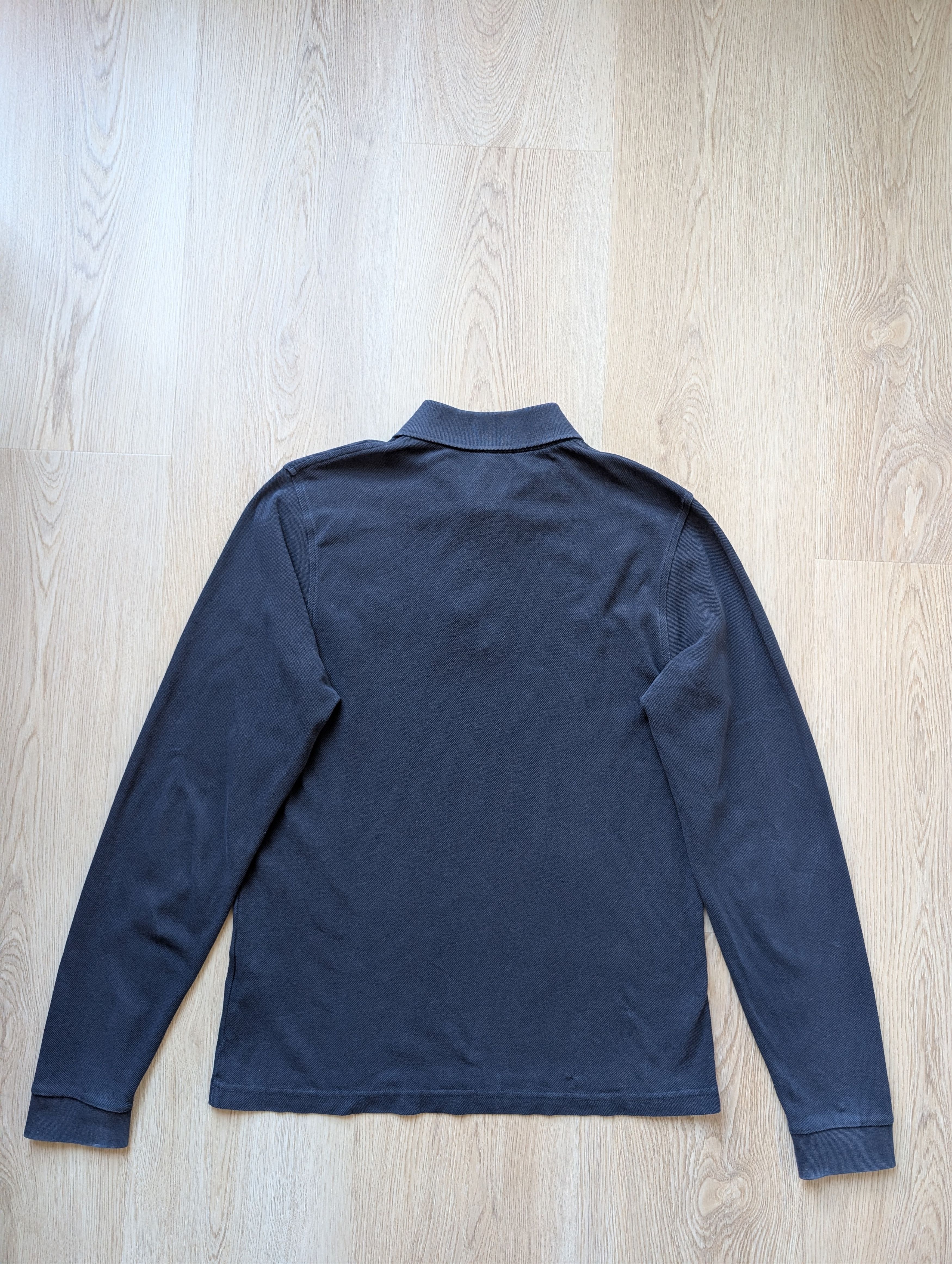 Burberry Burberry London Long Sleeve Polo Shirt Navy Cotton Size US M / EU 48-50 / 2 - 11 Thumbnail
