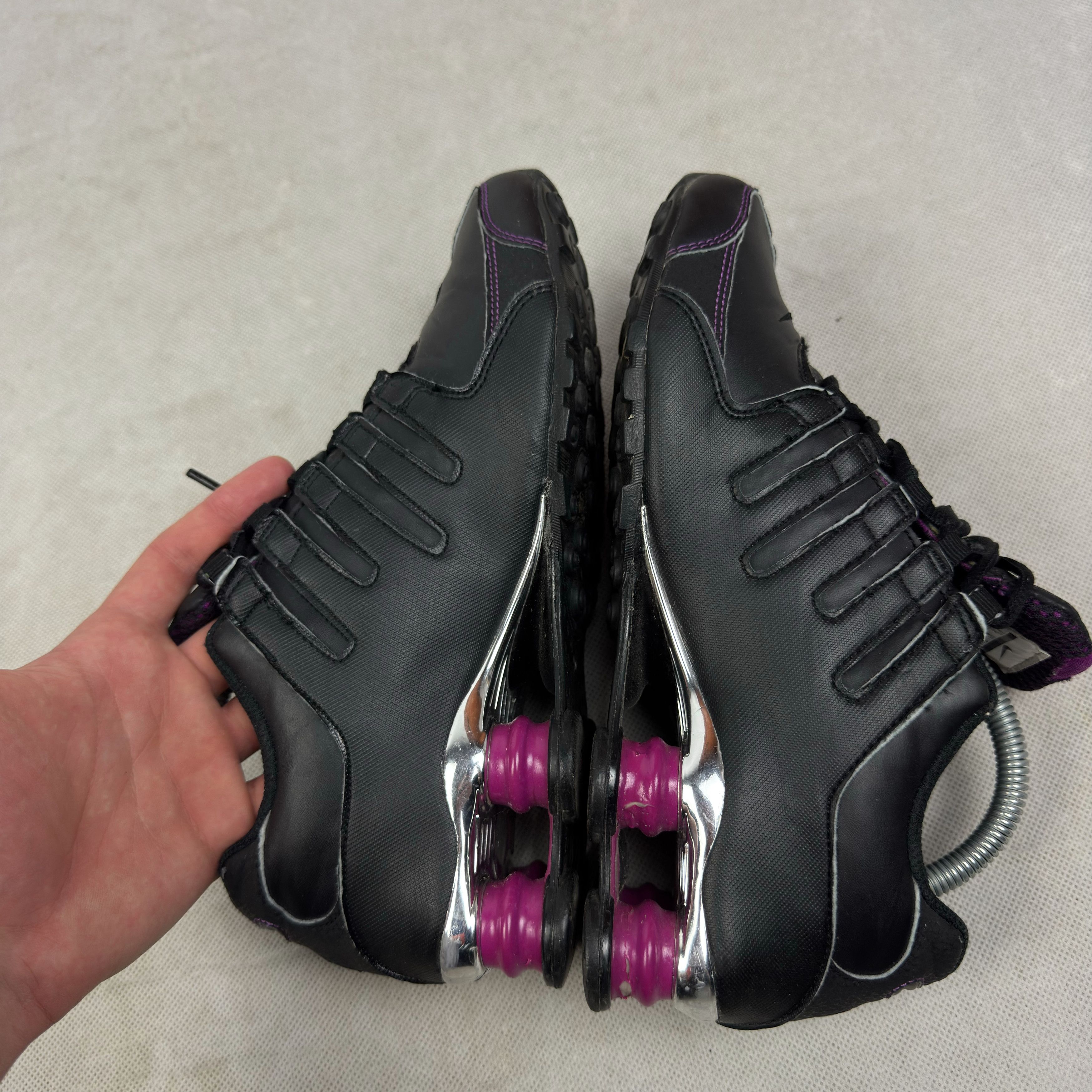 Nike Nike Shox NZ 325200-007 Womens Black Plum Sneakers Shoes 8.5 Size US 8.5 / IT 38.5 - 4 Thumbnail