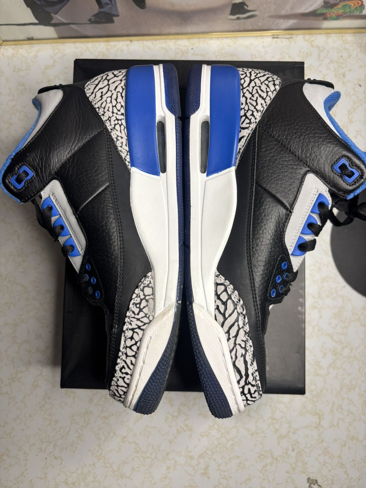 Jordan Brand Jordan Retro 3 ‘sport blue’ Size US 10 / EU 43 - 3 Thumbnail