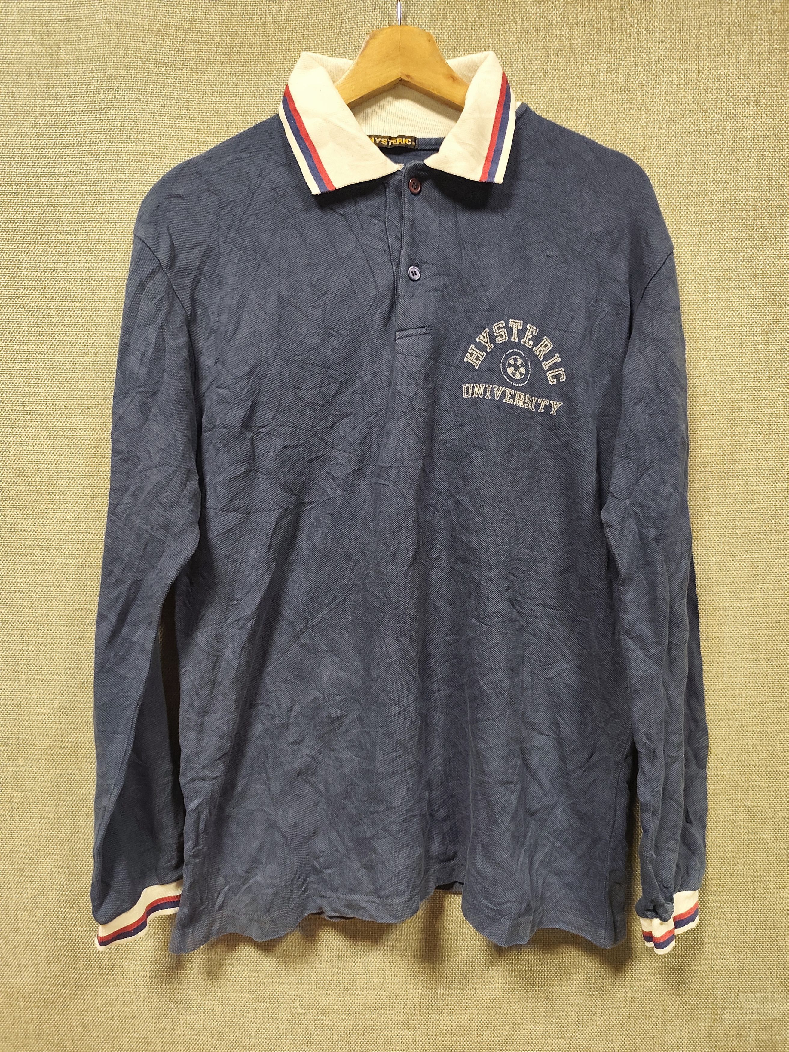 Vintage polo shirt hysteric university