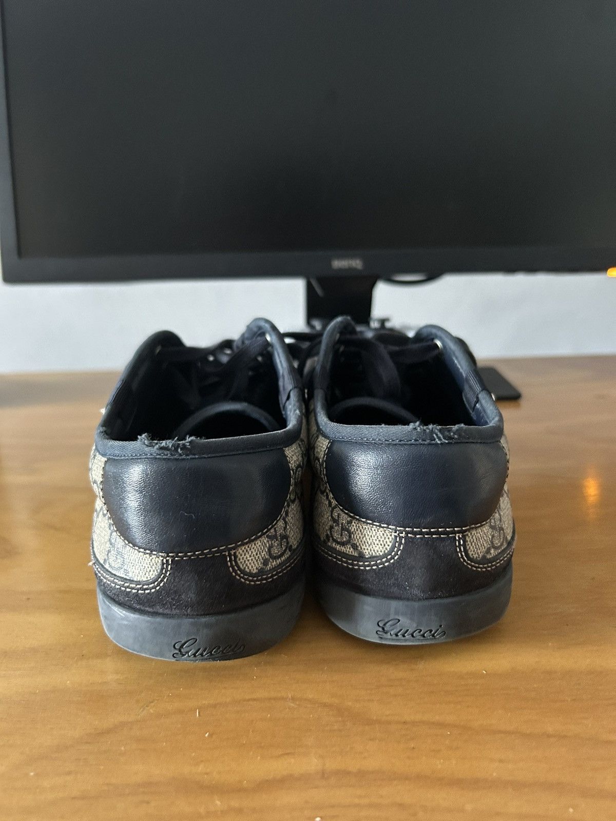 Gucci Gucci GG monogram suede sneakers Size US 9.5 / EU 42-43 - 8 Thumbnail