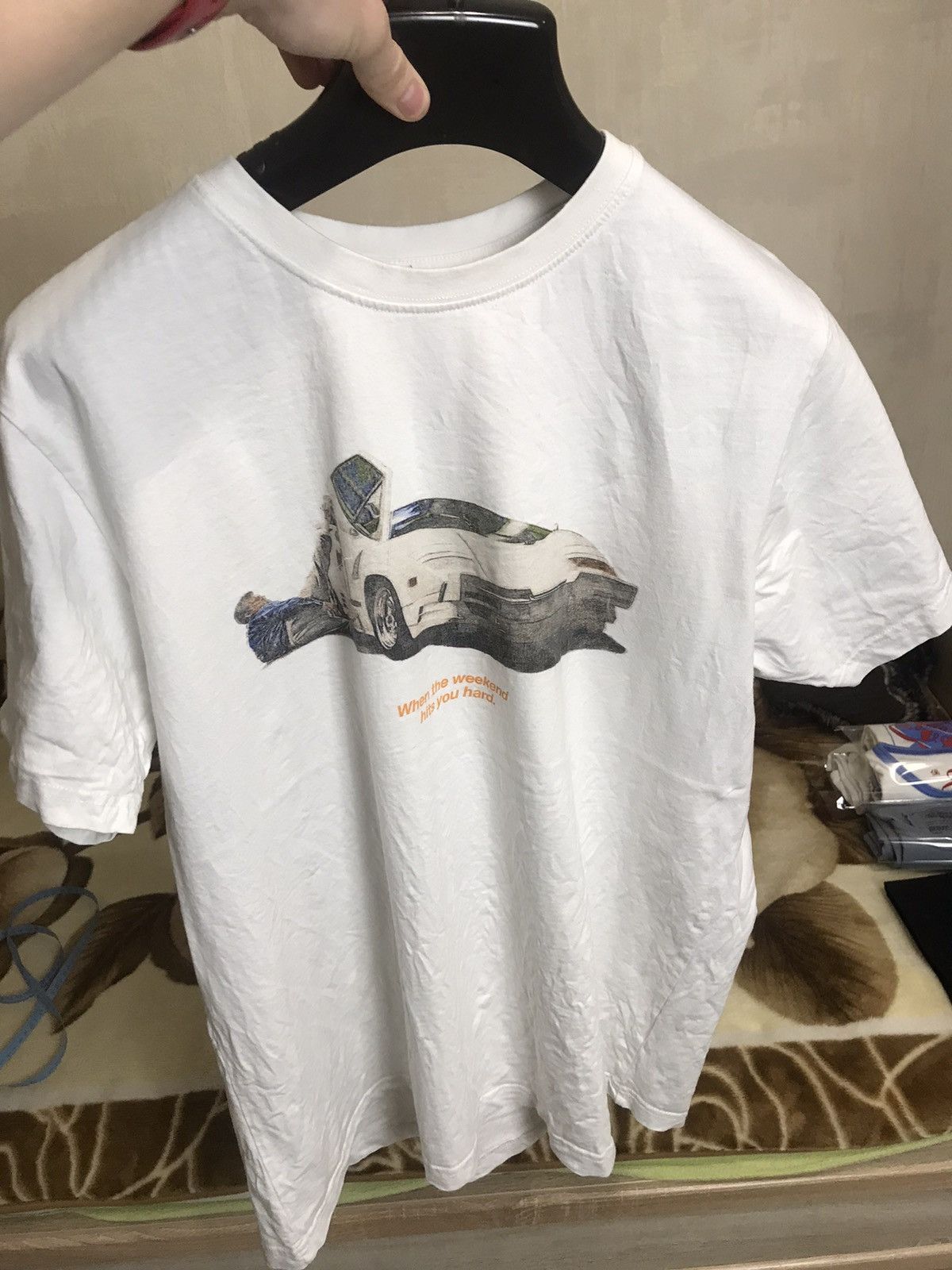 Vintage 🔥 Rare Wolf of Wall Street Car Hard Weekend Dicaprio Belford Size US XXL / EU 58 / 5 - 5 Thumbnail