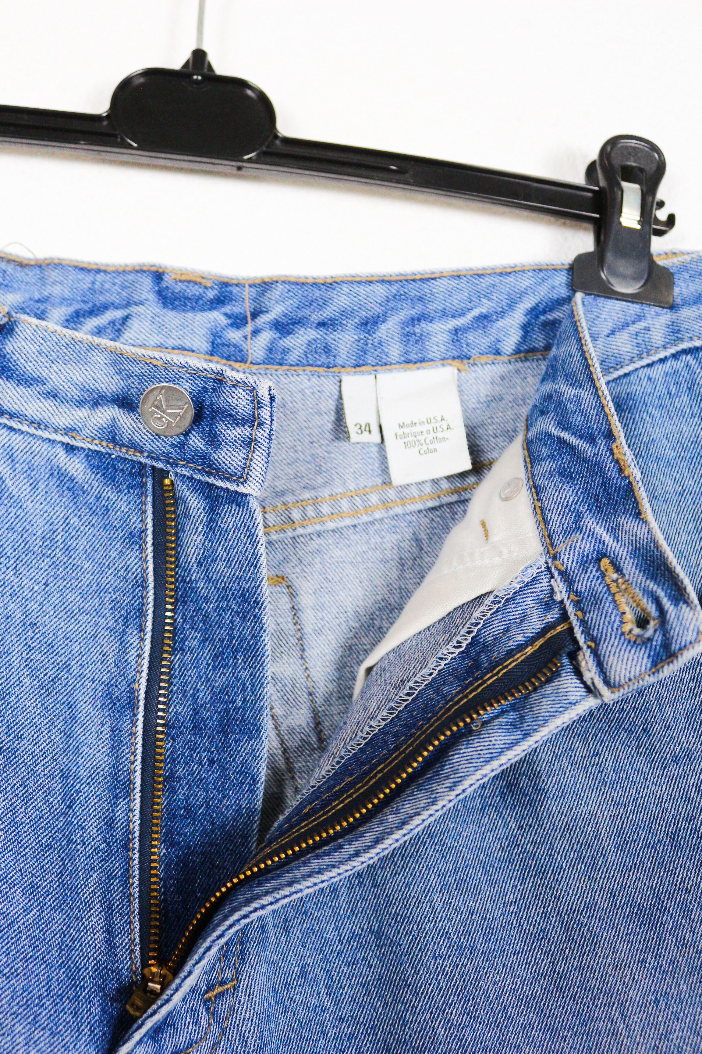 Calvin Klein Vintage Calvin Klein Blue Denim Pants Jeans 90s Made in USA Size US 34 / EU 50 - 4 Thumbnail