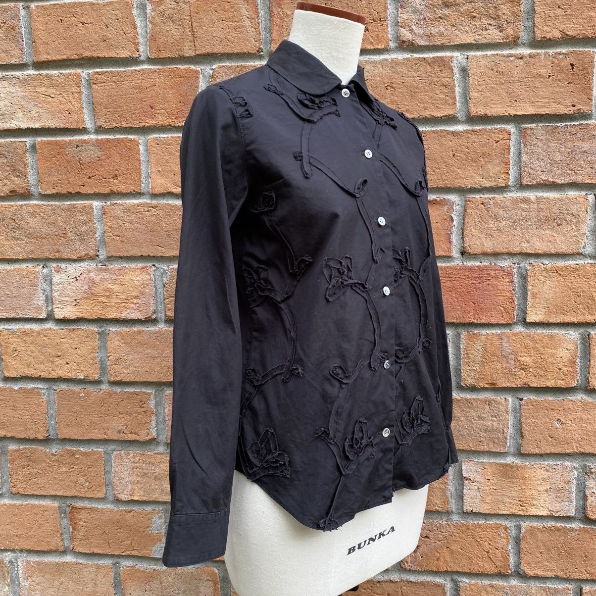 Japanese Brand A/T ATSURO TAYAMA Black Long Sleeve Shirt Size M / US 6-8 / IT 42-44 - 3 Thumbnail
