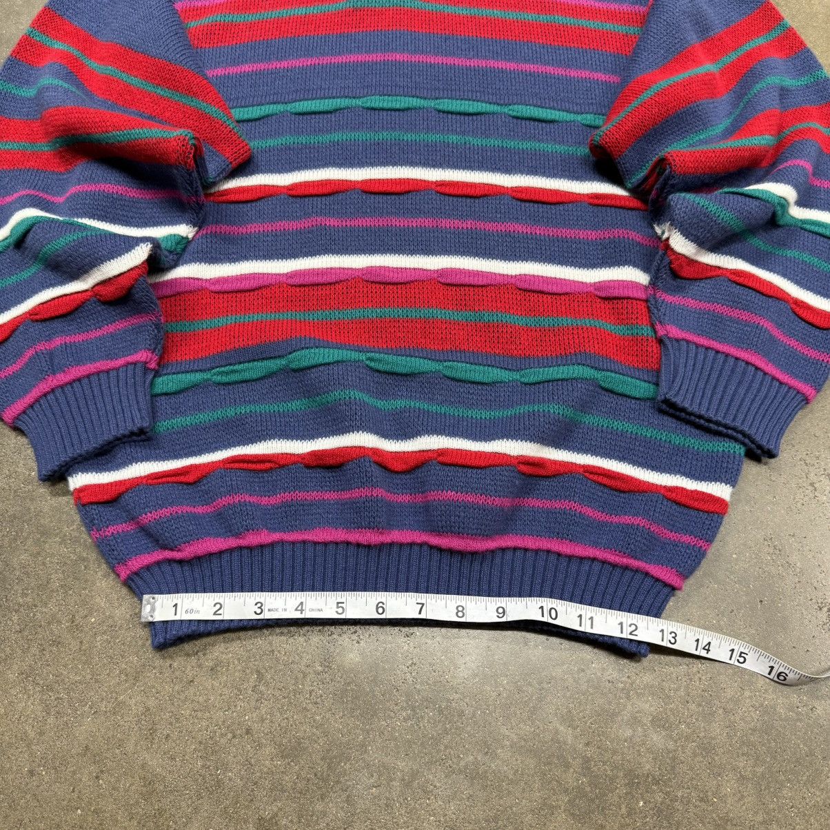 Cabin Creek Cabin Creek Coogi Style 3D Knit Sweater Vintage 90s Textured Size US XL / EU 56 / 4 - 8 Thumbnail
