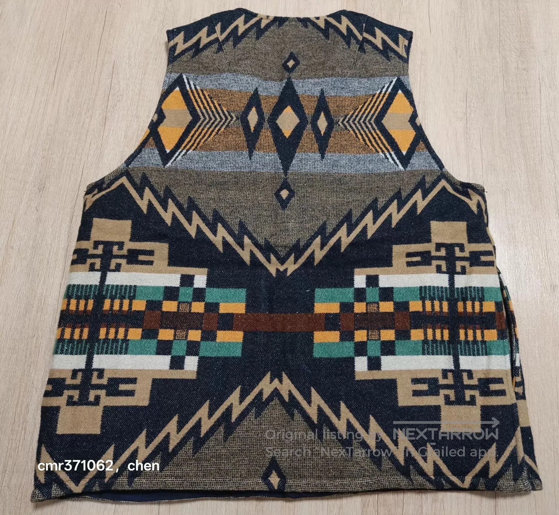 Visvim Black Patterned Sleeveless Vest Size M. Size US M / EU 48-50 / 2 - 4 Thumbnail