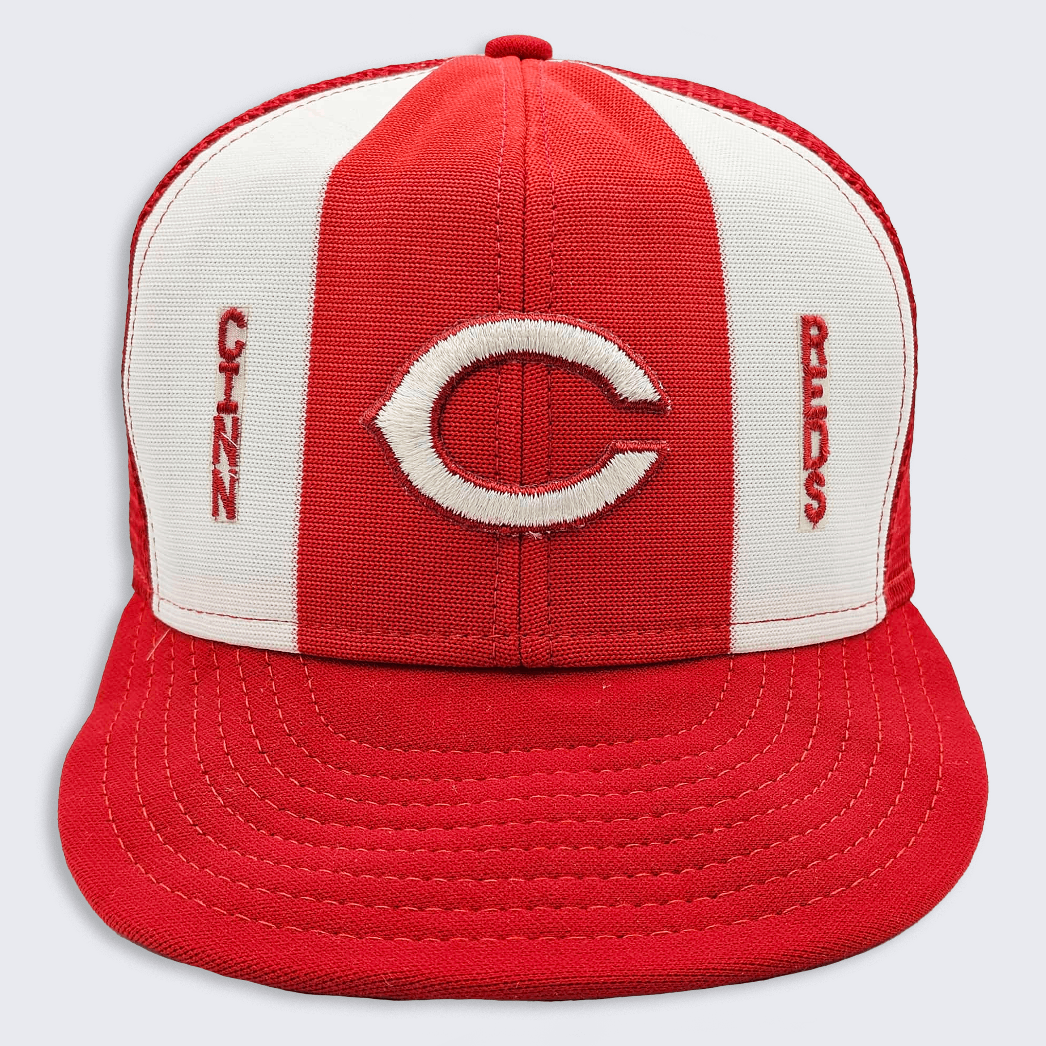 Vintage Cincinnati Reds Vintage 80s Trucker Snapback Hat Size ONE SIZE - 1 Thumbnail