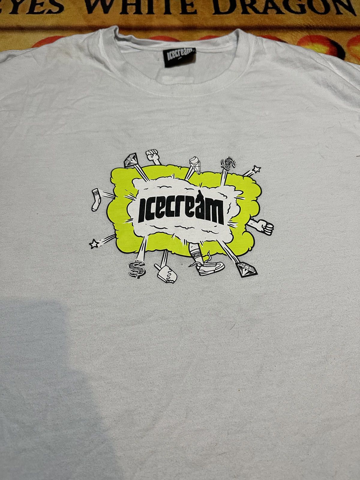 Icecream Icecream Men's White Graphic T-Shirt Size 2X Size US XXL / EU 58 / 5 - 2 Thumbnail