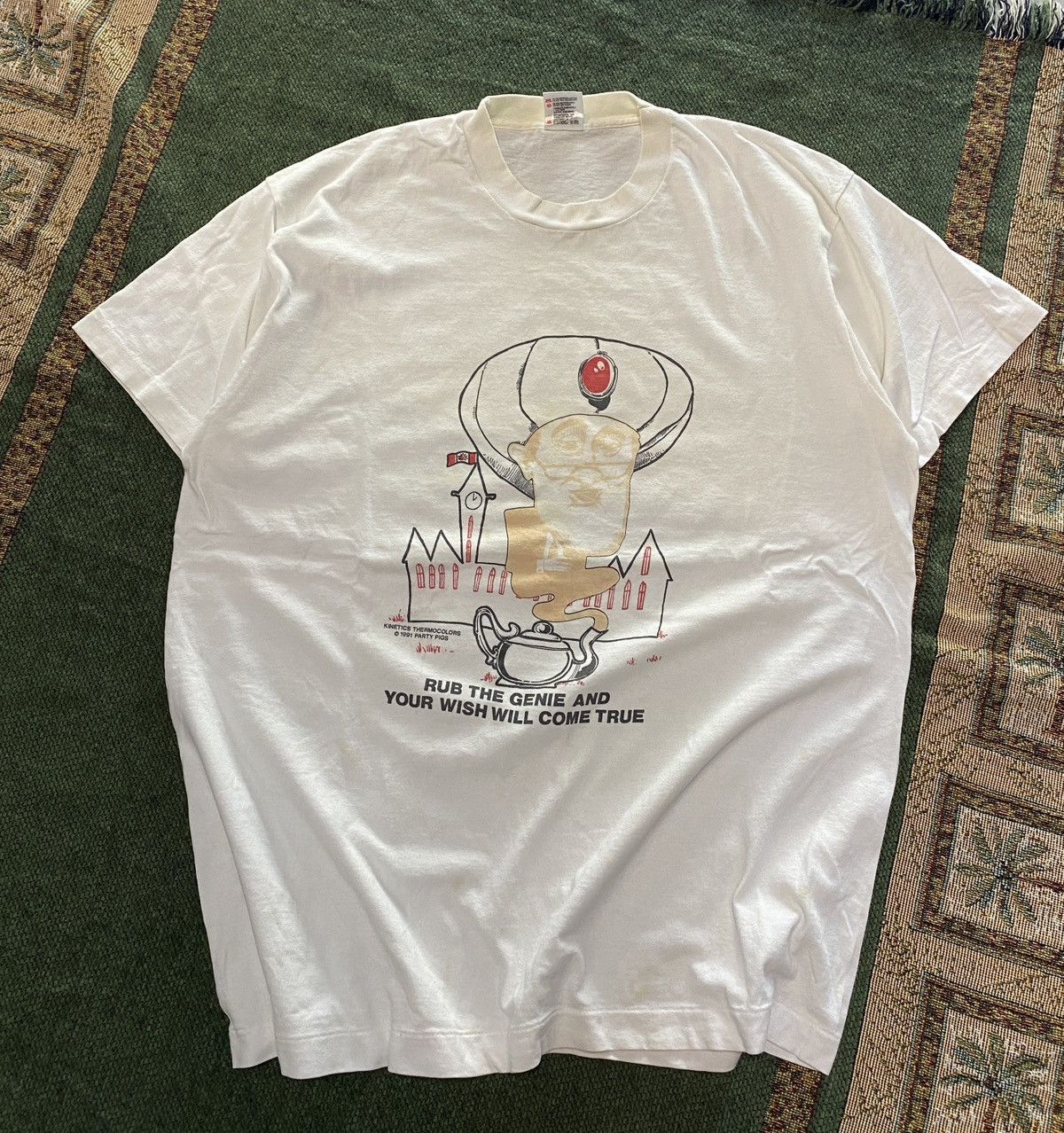 Vintage Genie T-shirt 90’s Size US XL / EU 56 / 4 - 1 Thumbnail